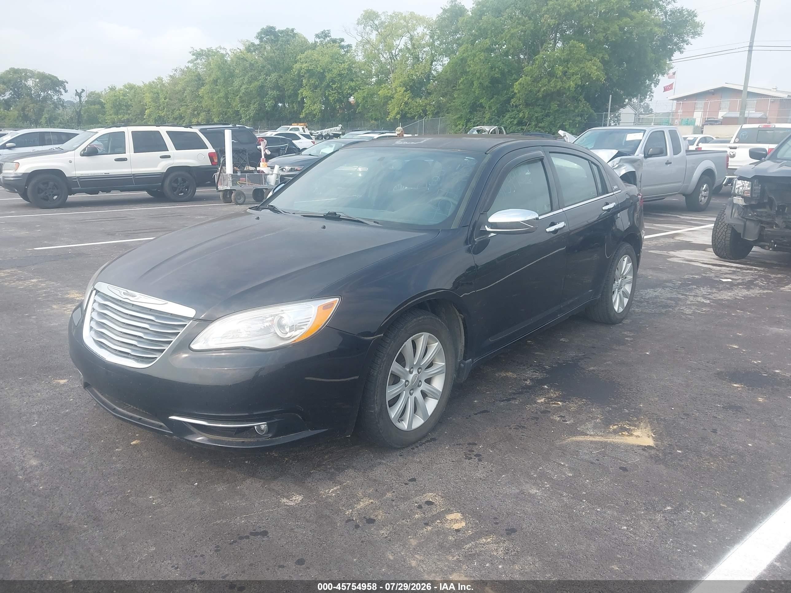 2014 Chrysler 200 Limited Black vin: 1C3CCBCG9EN172986