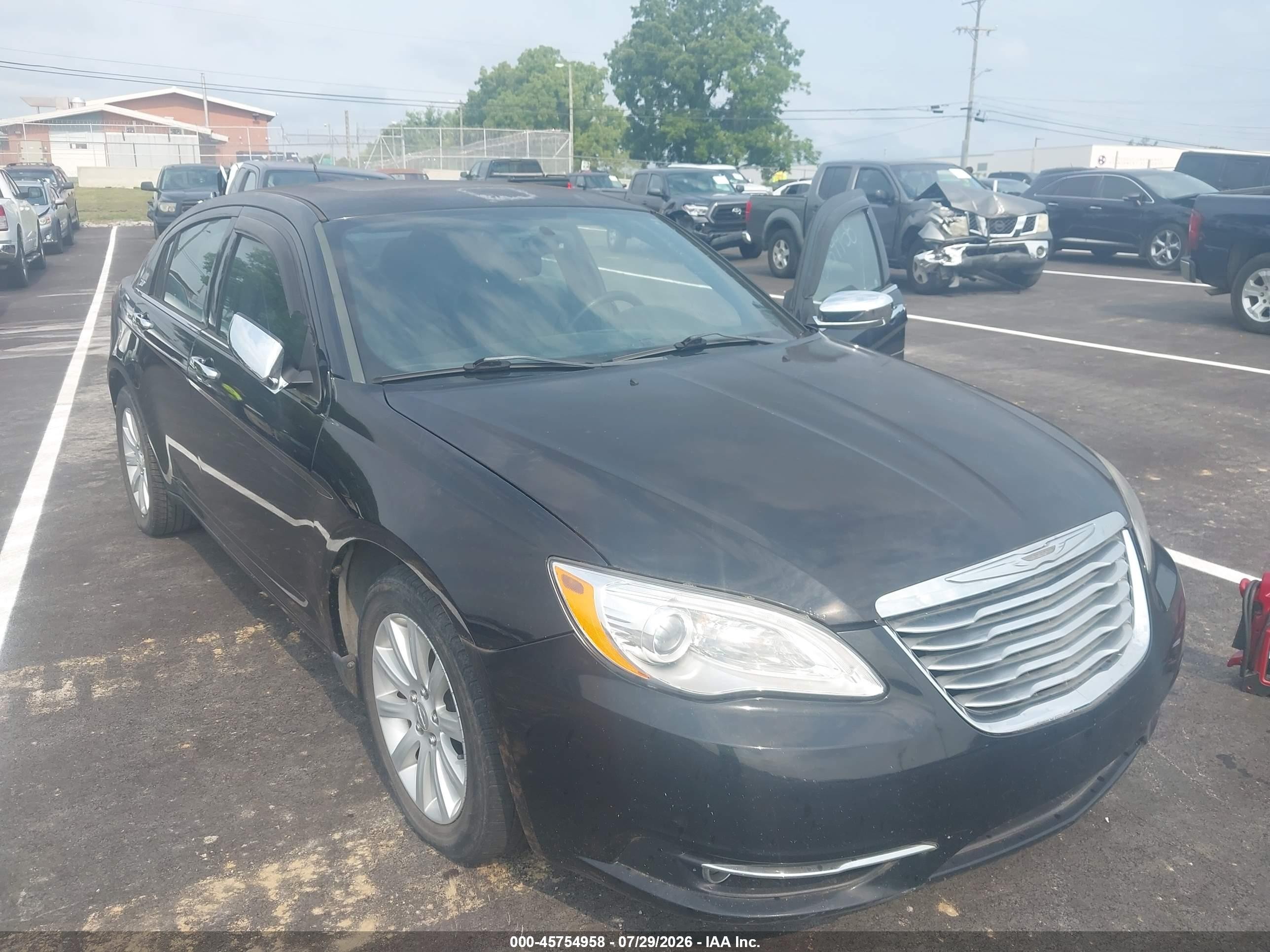 2014 Chrysler 200 Limited Black vin: 1C3CCBCG9EN172986