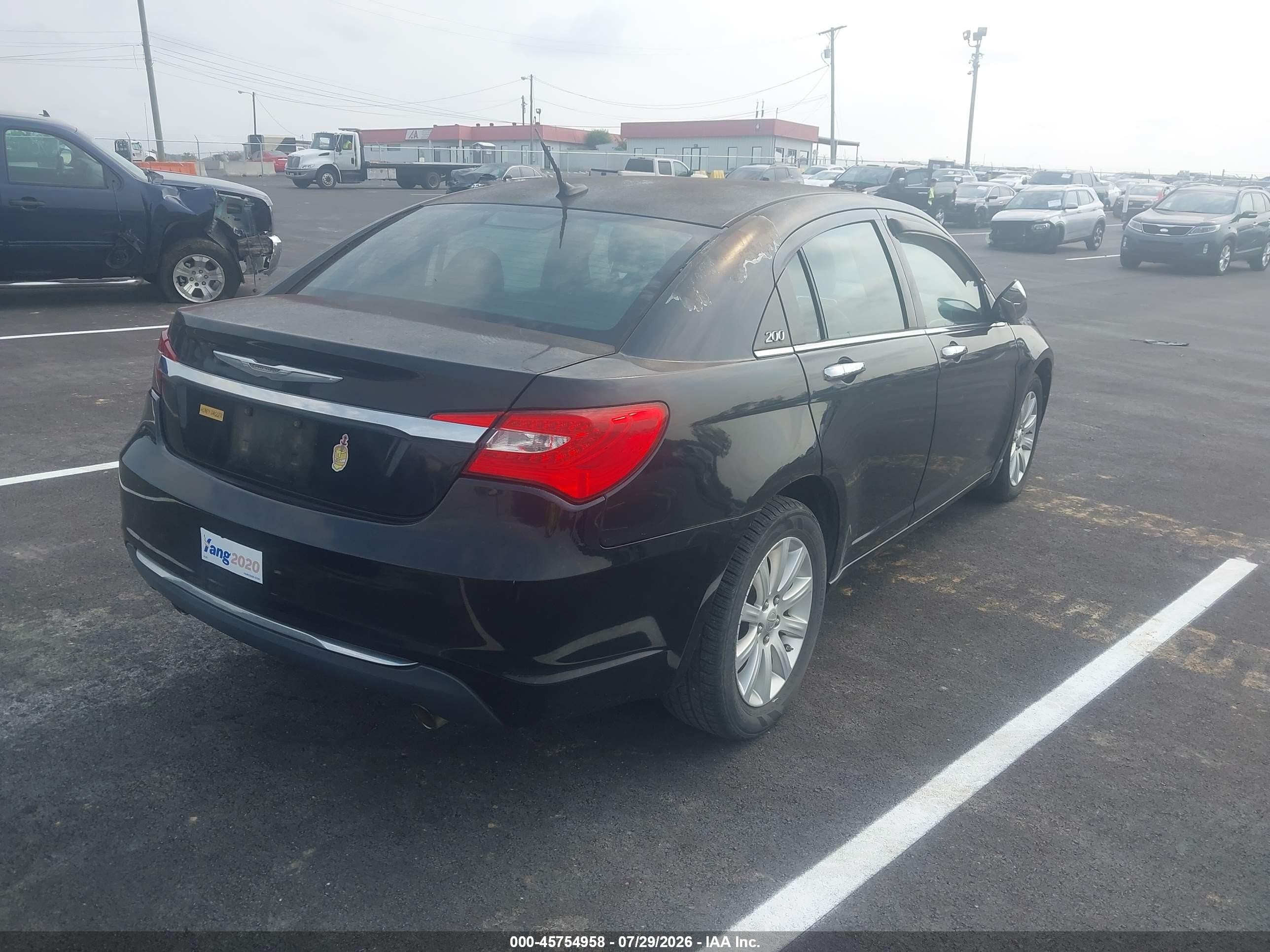 2014 Chrysler 200 Limited Black vin: 1C3CCBCG9EN172986