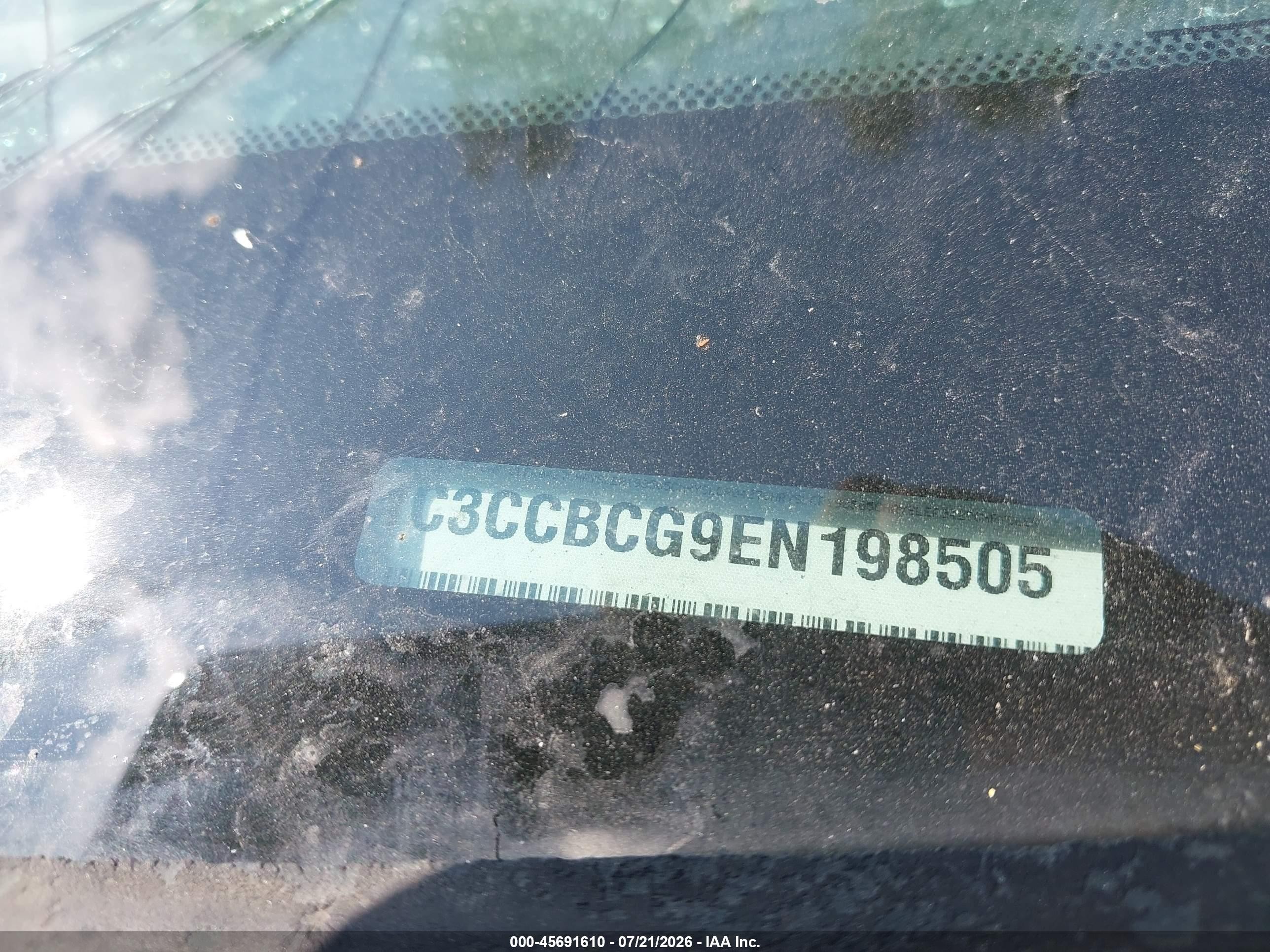 2014 Chrysler 200 Limited Белый vin: 1C3CCBCG9EN198505
