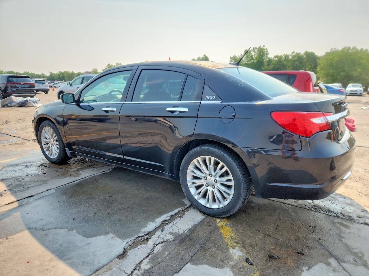2012 Chrysler 200 Limited Black vin: 1C3CCBCGXCN168409
