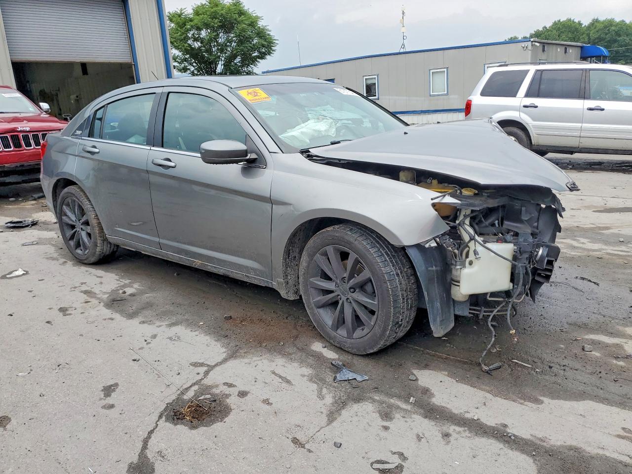 2013 Chrysler 200 Limited Gray vin: 1C3CCBCGXDN524729