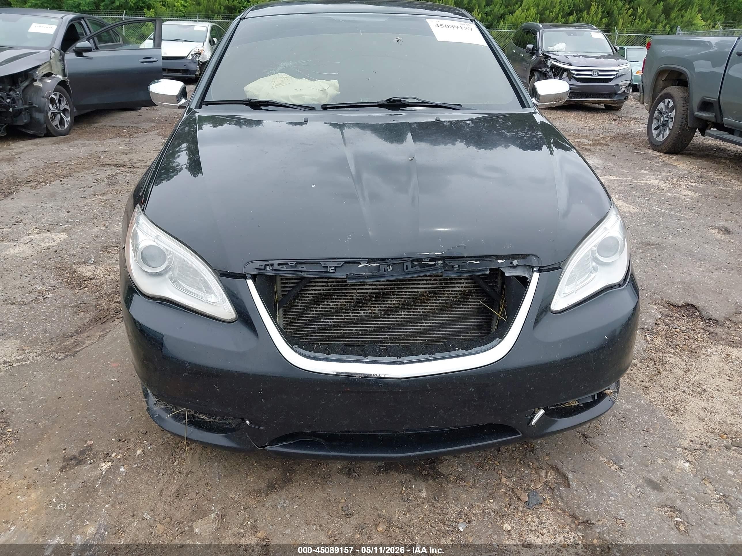 2013 Chrysler 200 Limited Black vin: 1C3CCBCGXDN592450
