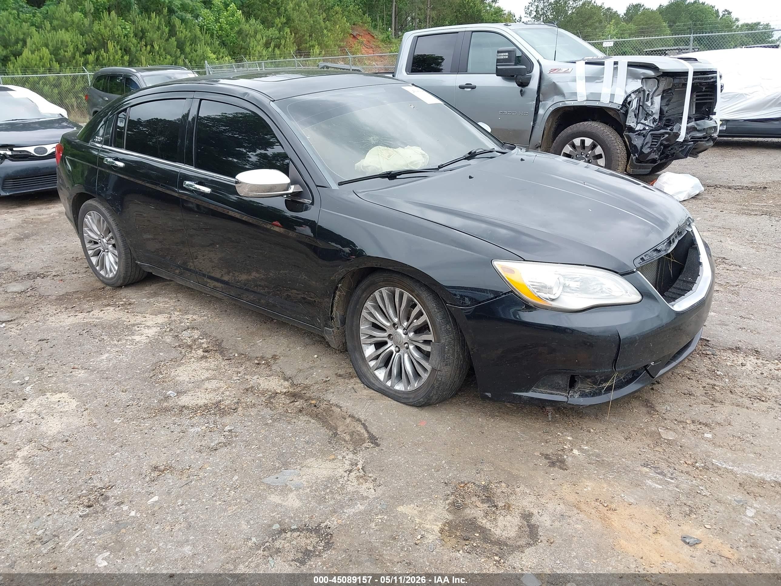 2013 Chrysler 200 Limited Black vin: 1C3CCBCGXDN592450