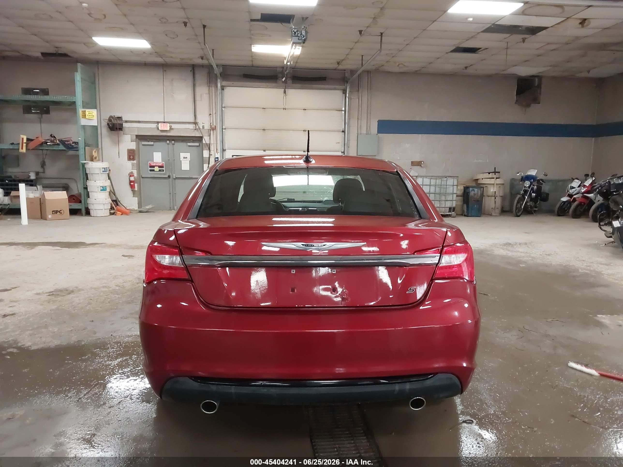 2012 Chrysler 200 S Red vin: 1C3CCBHG1CN149949