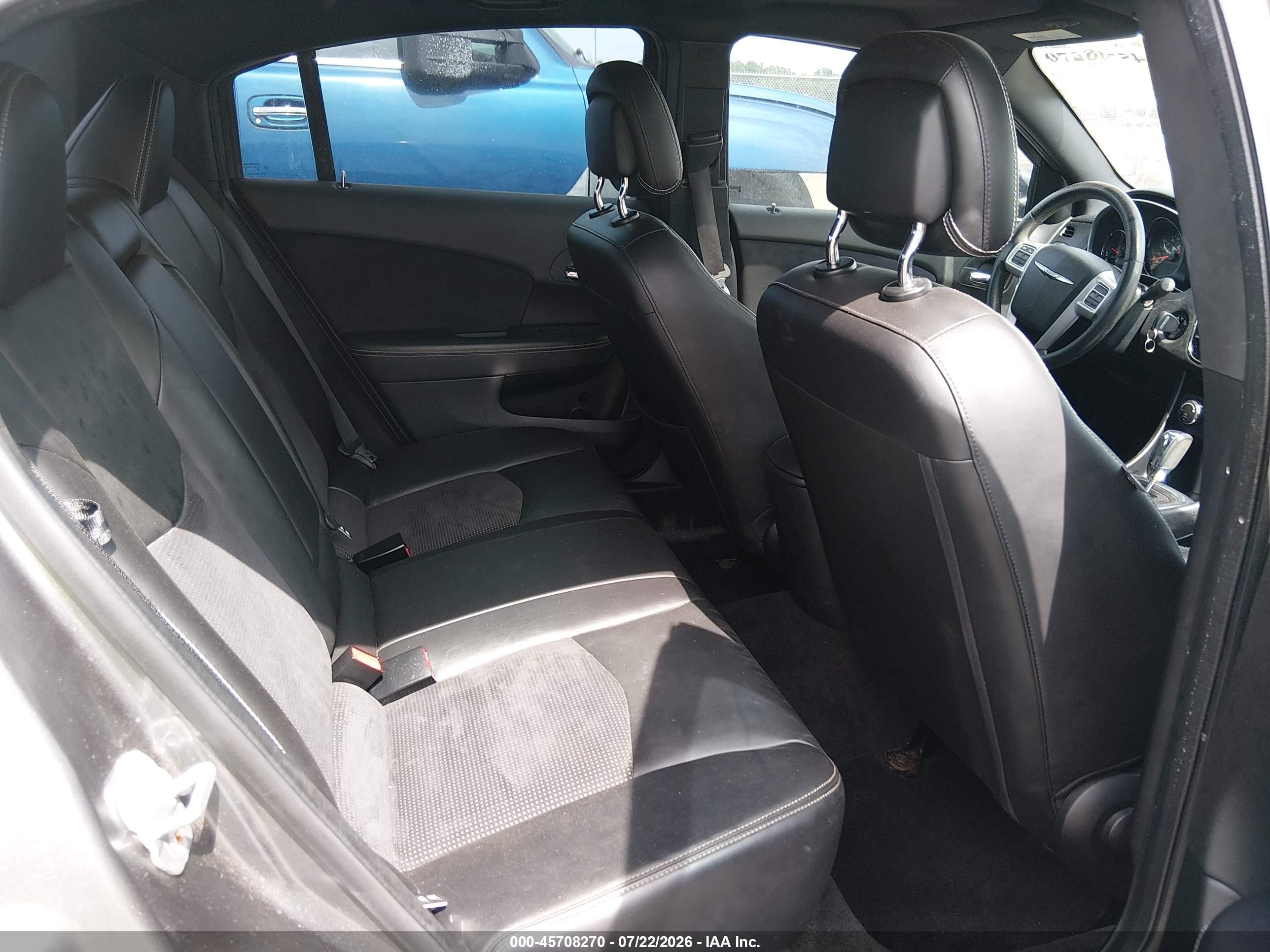 2012 Chrysler 200 S Серый vin: 1C3CCBHG1CN189562