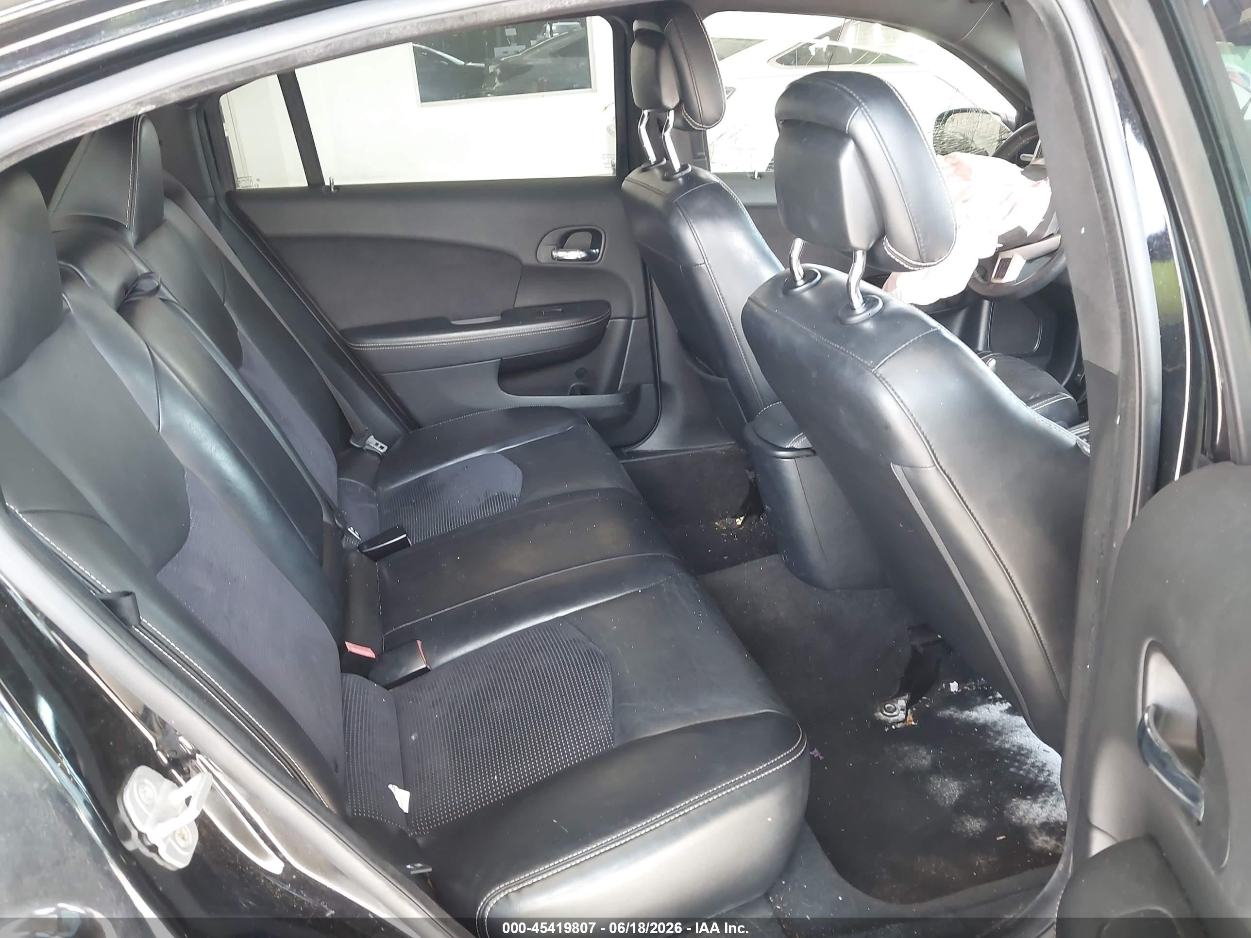 2012 Chrysler 200 S Black vin: 1C3CCBHG7CN306223