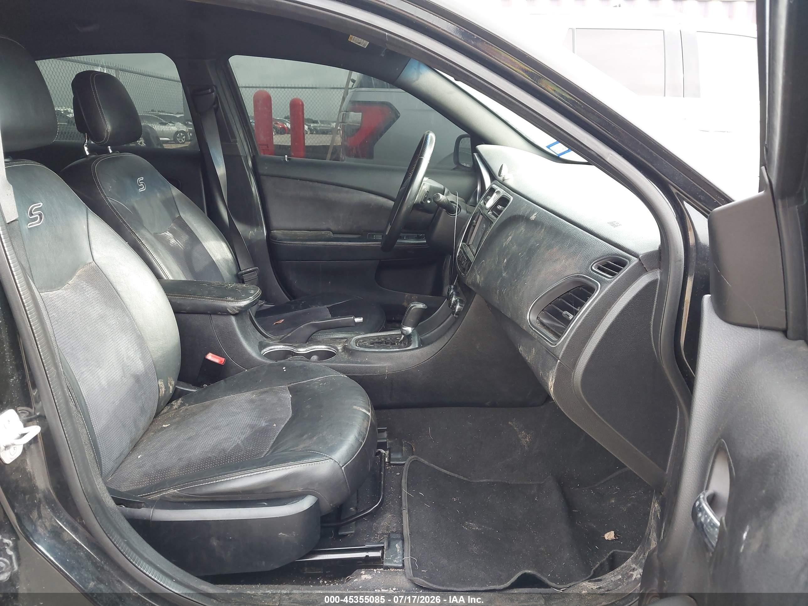 2012 Chrysler 200 S Black vin: 1C3CCBHG8CN150323