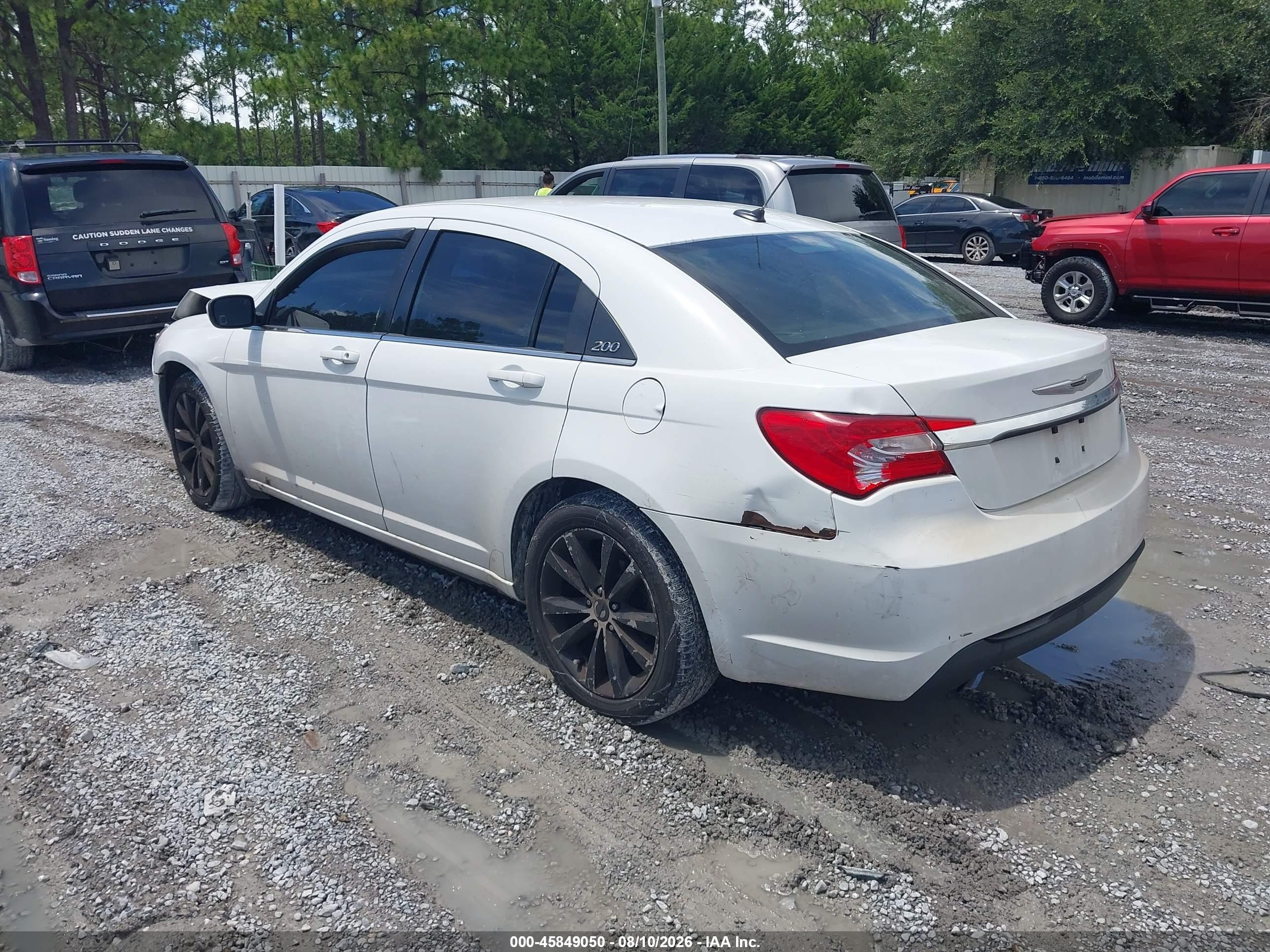 2012 Chrysler 200 S White vin: 1C3CCBHG8CN305758