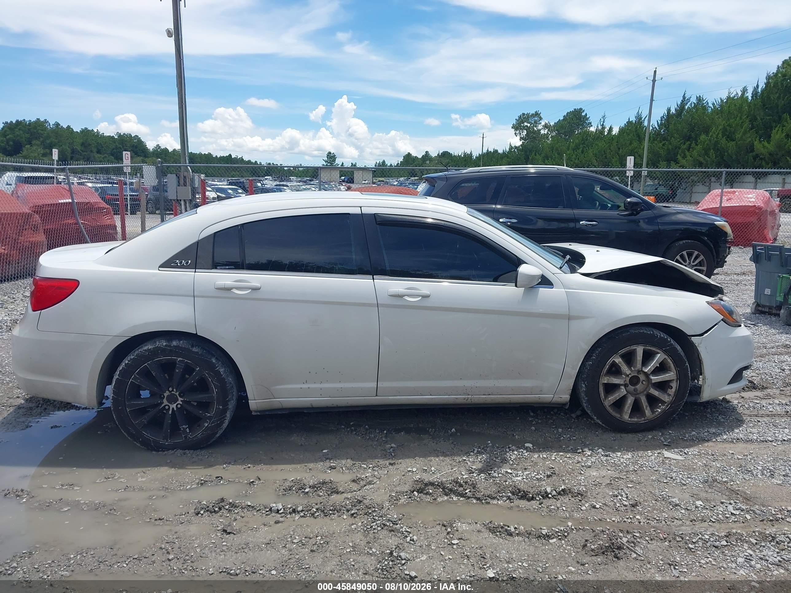 2012 Chrysler 200 S White vin: 1C3CCBHG8CN305758