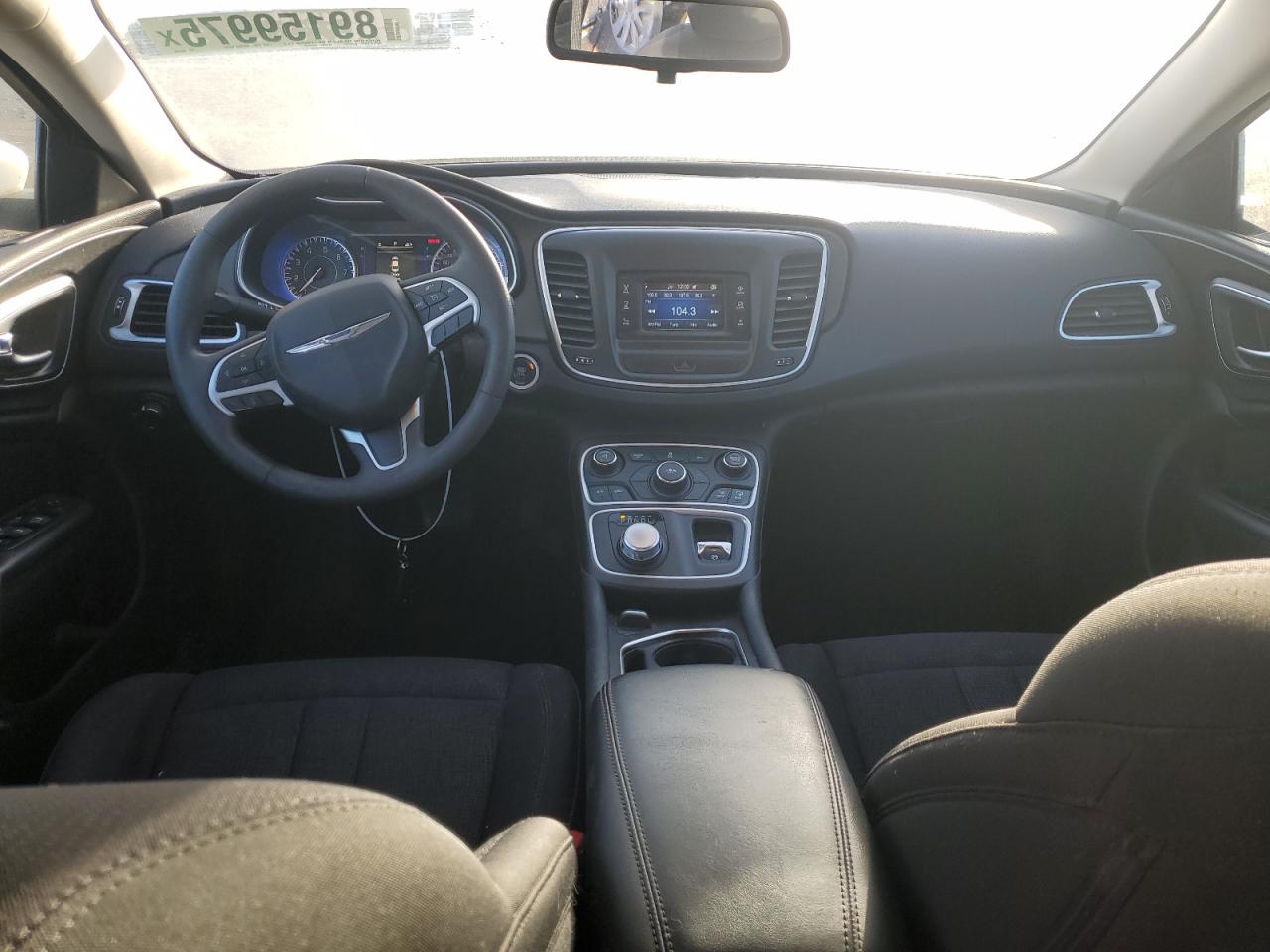 2015 Chrysler 200 Limited White vin: 1C3CCCAB0FN502030