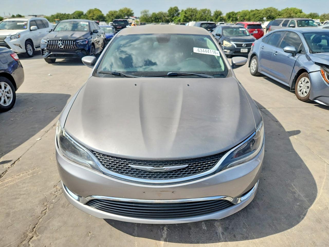 2015 Chrysler 200 Limited Gray vin: 1C3CCCAB0FN502335