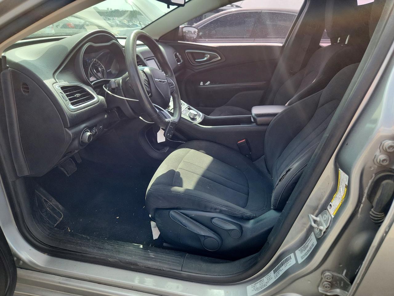 2015 Chrysler 200 Limited Gray vin: 1C3CCCAB0FN502335