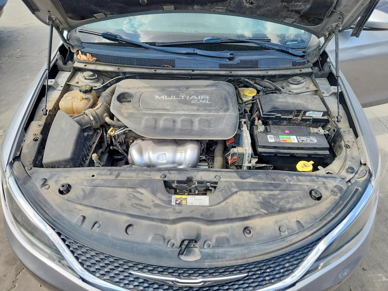 2015 Chrysler 200 Limited Gray vin: 1C3CCCAB0FN502335