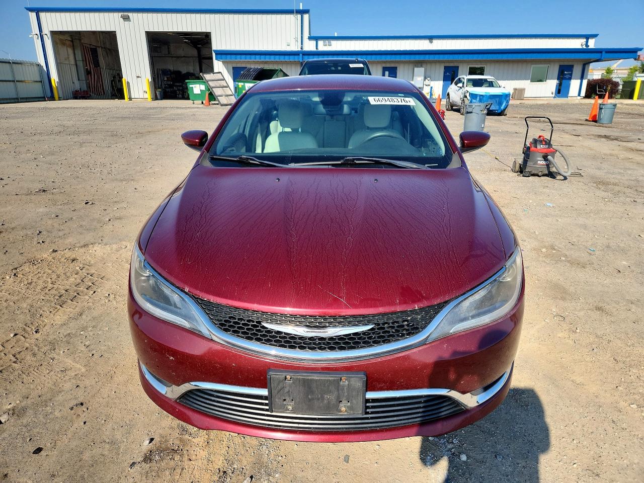 2015 Chrysler 200 Limited Red vin: 1C3CCCAB0FN521063