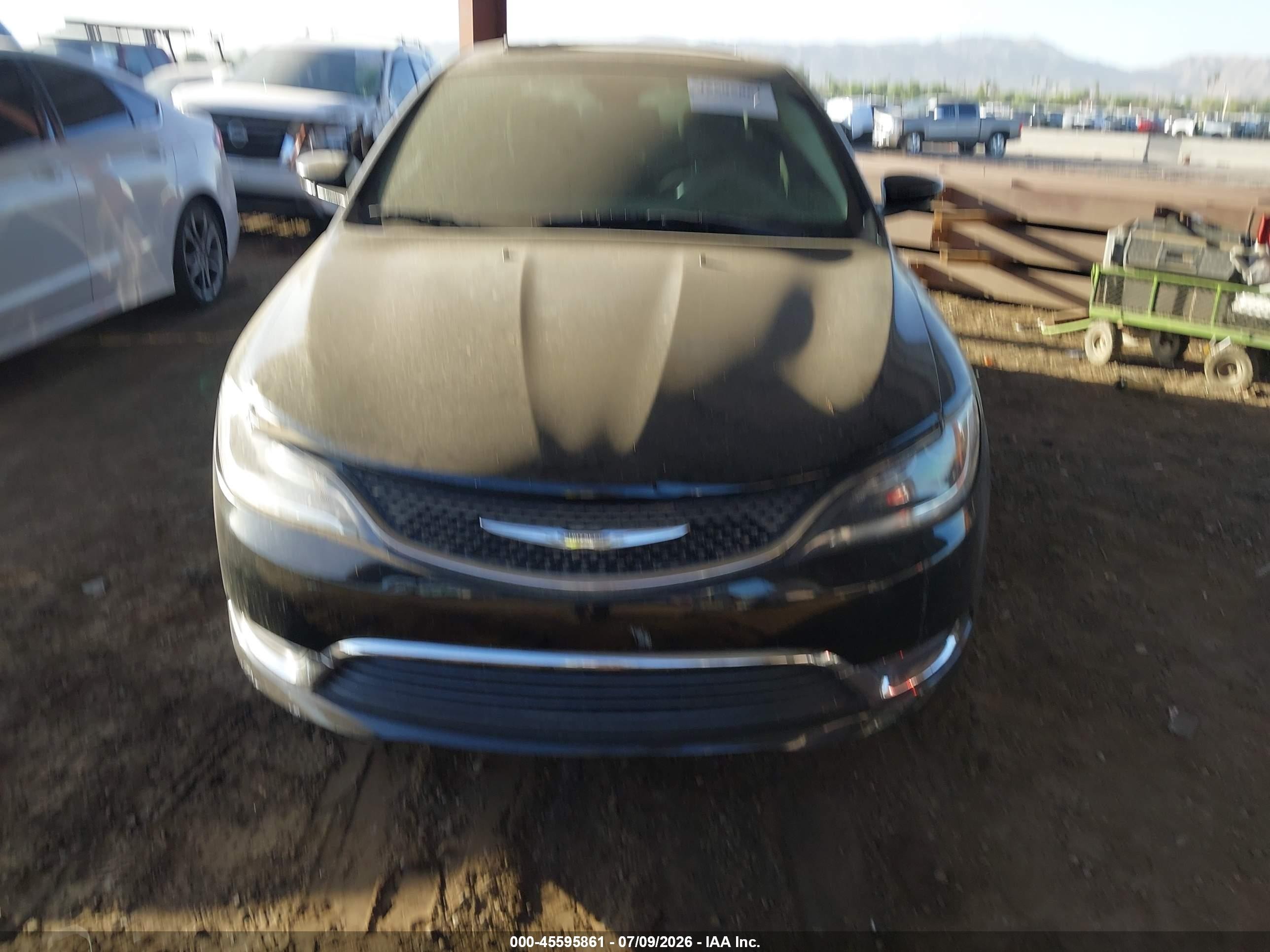 2015 Chrysler 200 Limited Black vin: 1C3CCCAB0FN532600