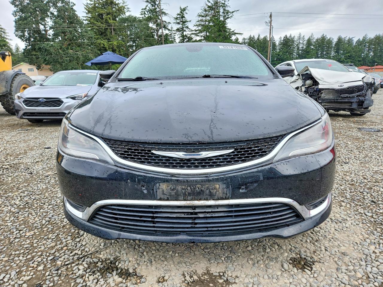 2015 Chrysler 200 Limited Black vin: 1C3CCCAB0FN577116