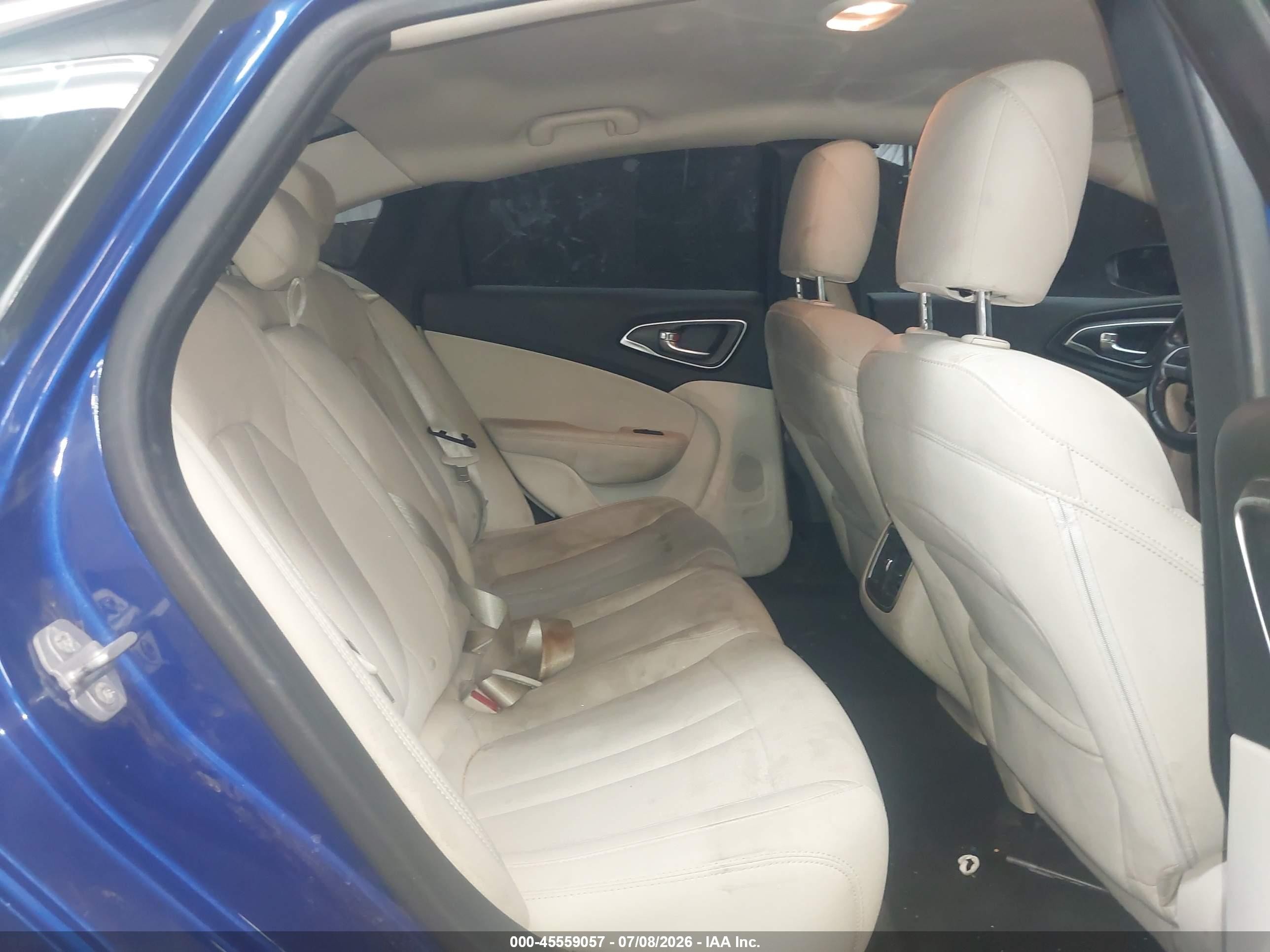 2015 Chrysler 200 Limited Blue vin: 1C3CCCAB0FN589606