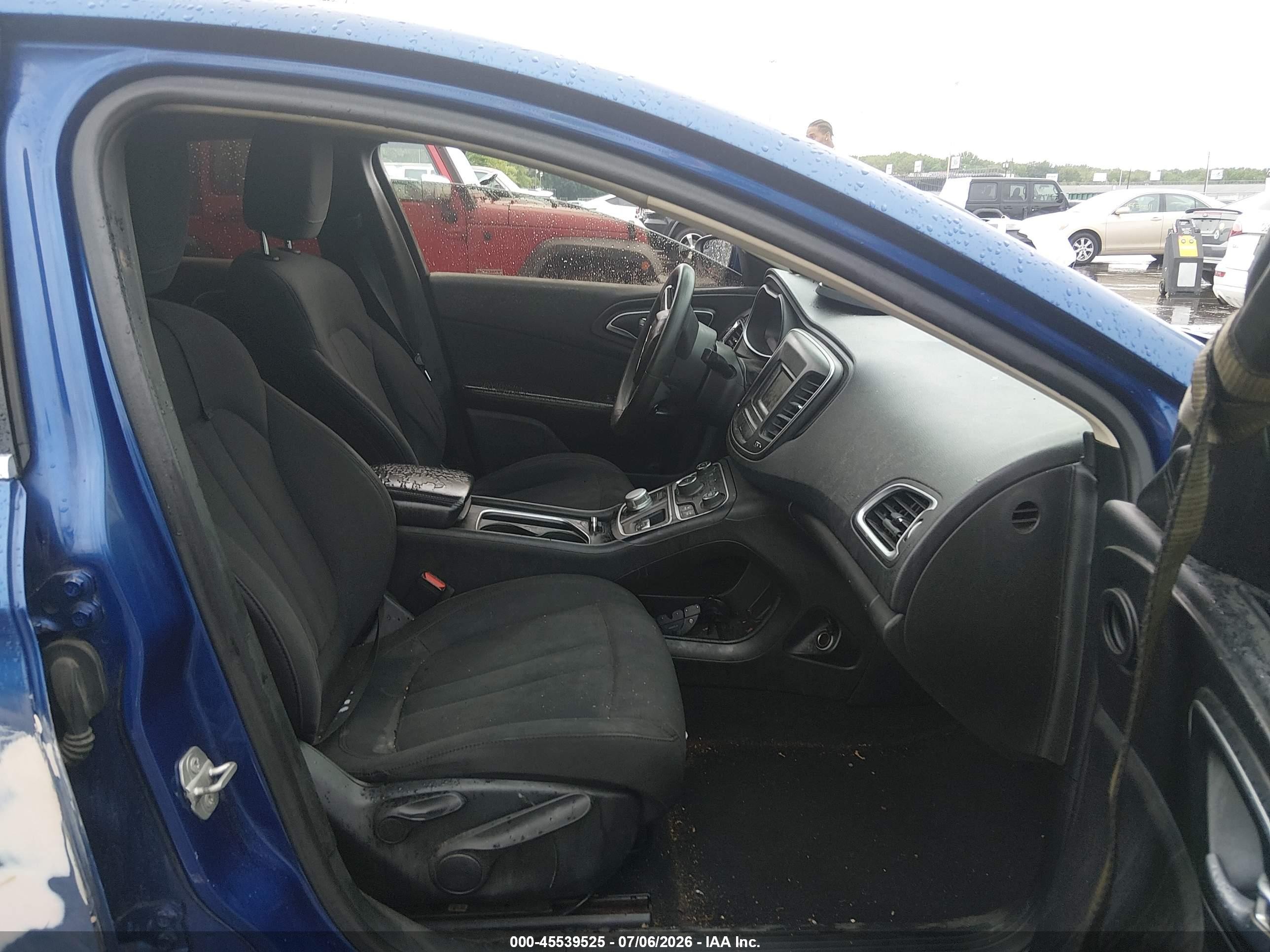 2015 Chrysler 200 Limited Blue vin: 1C3CCCAB0FN598404