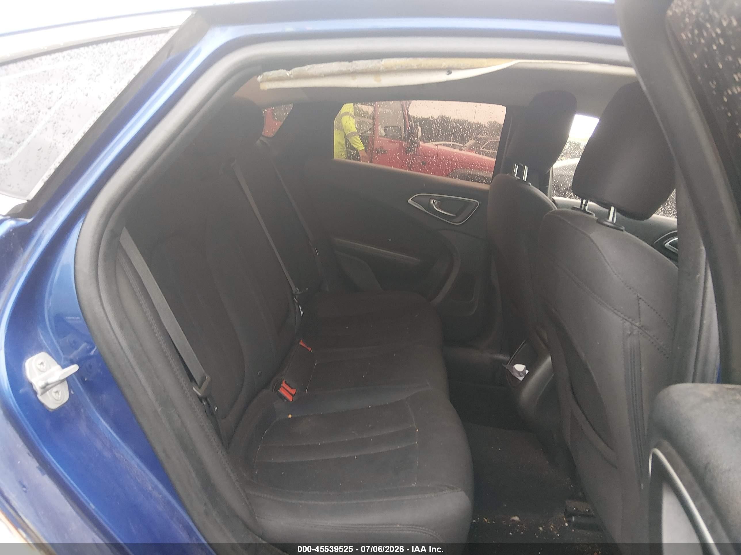 2015 Chrysler 200 Limited Blue vin: 1C3CCCAB0FN598404