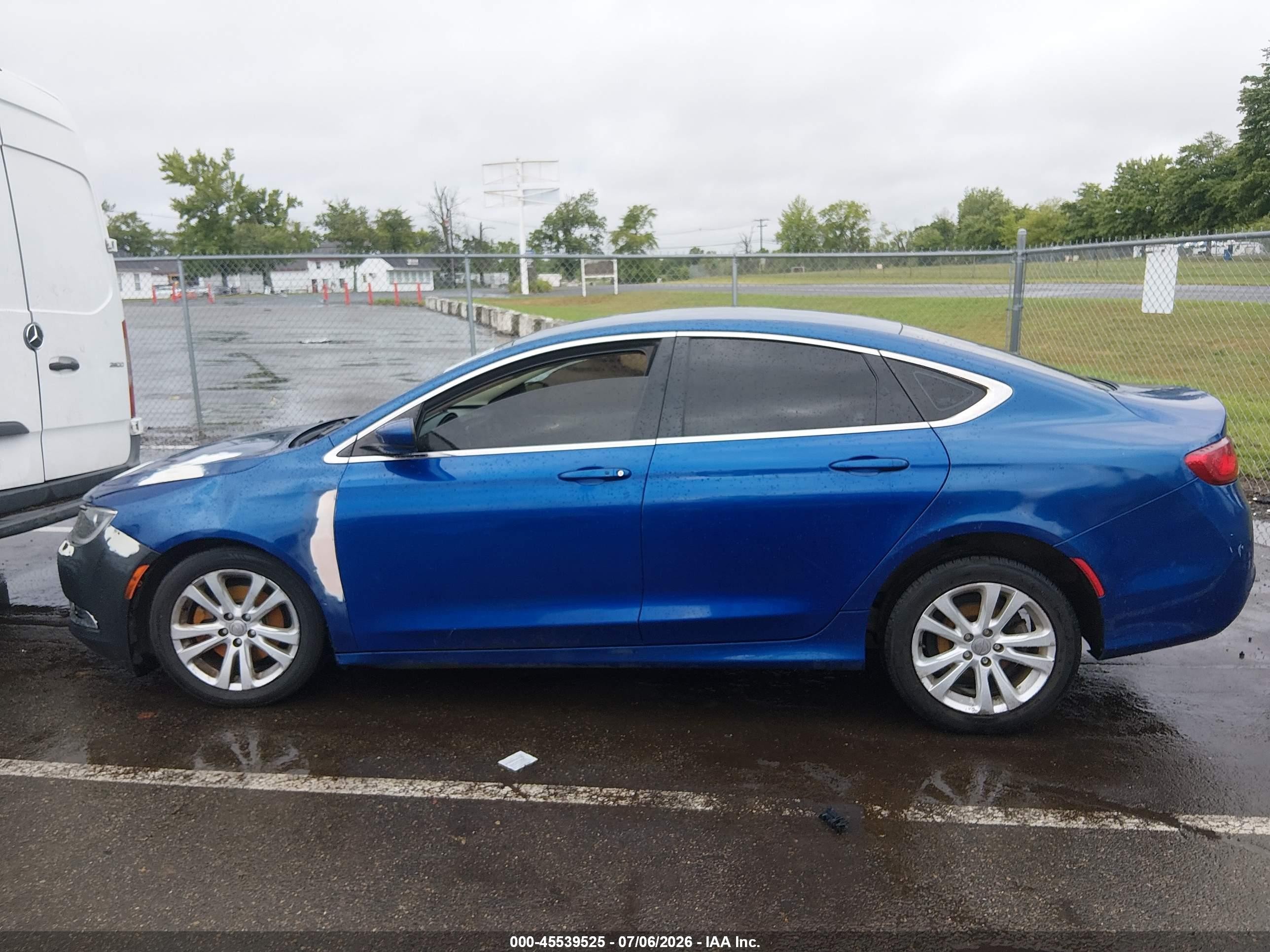 2015 Chrysler 200 Limited Blue vin: 1C3CCCAB0FN598404