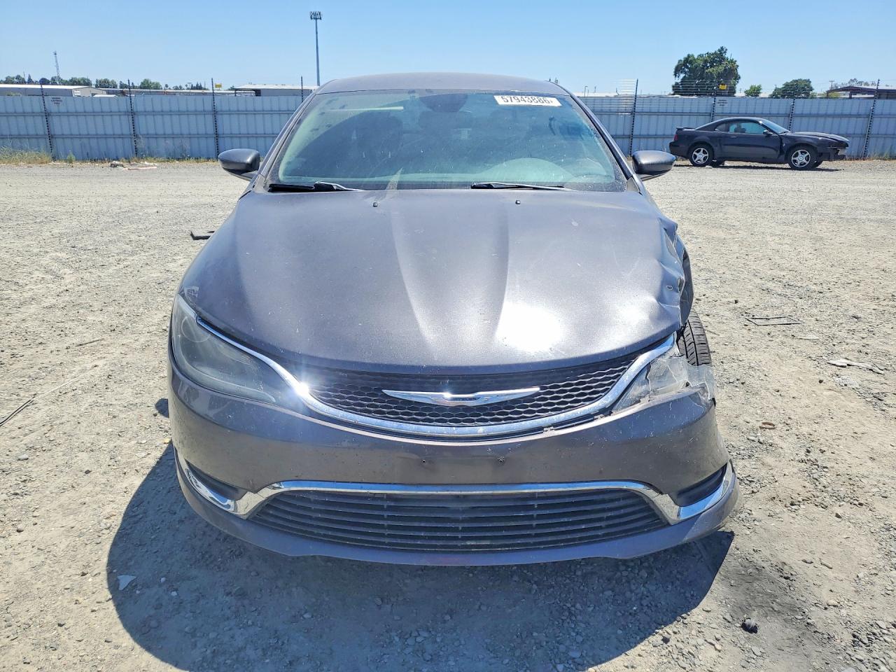 2015 Chrysler 200 Limited Gray vin: 1C3CCCAB0FN599729