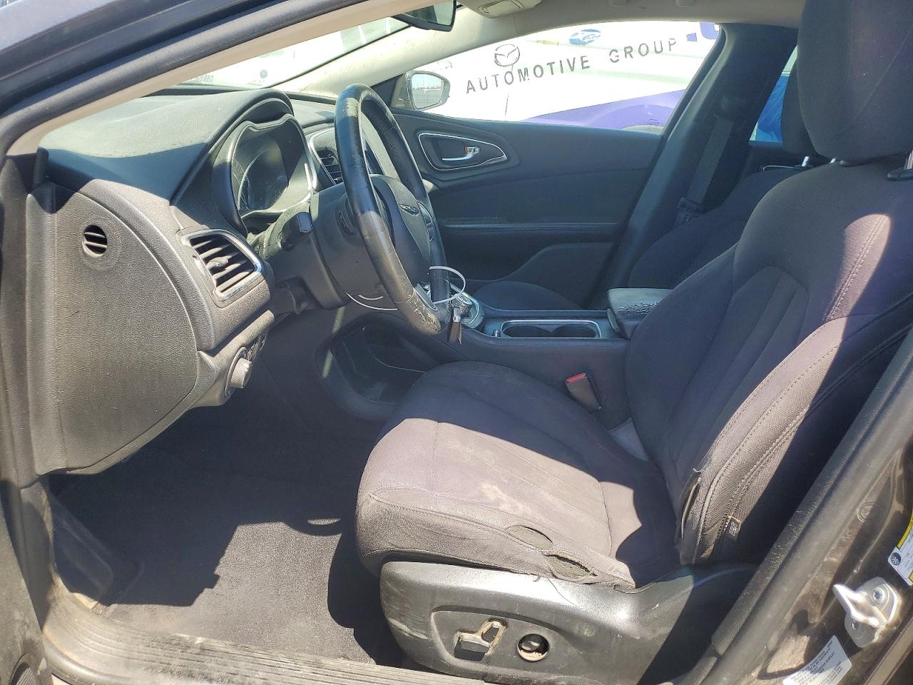 2015 Chrysler 200 Limited Gray vin: 1C3CCCAB0FN599729