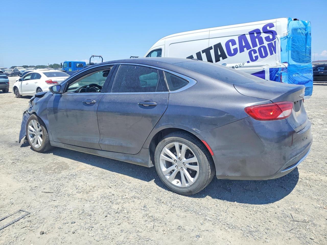 2015 Chrysler 200 Limited Gray vin: 1C3CCCAB0FN599729