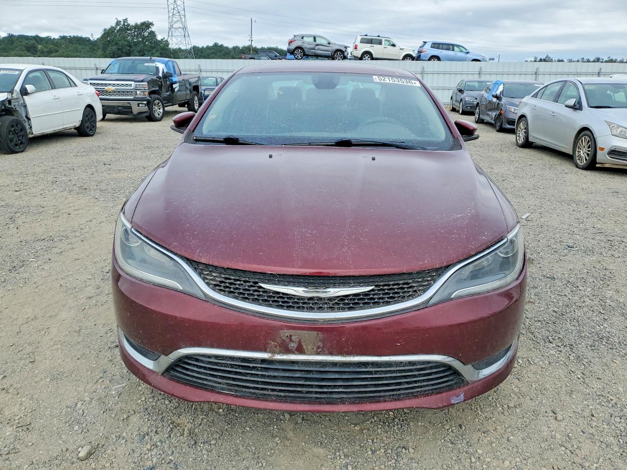 2015 Chrysler 200 Limited Burgundy vin: 1C3CCCAB0FN625214