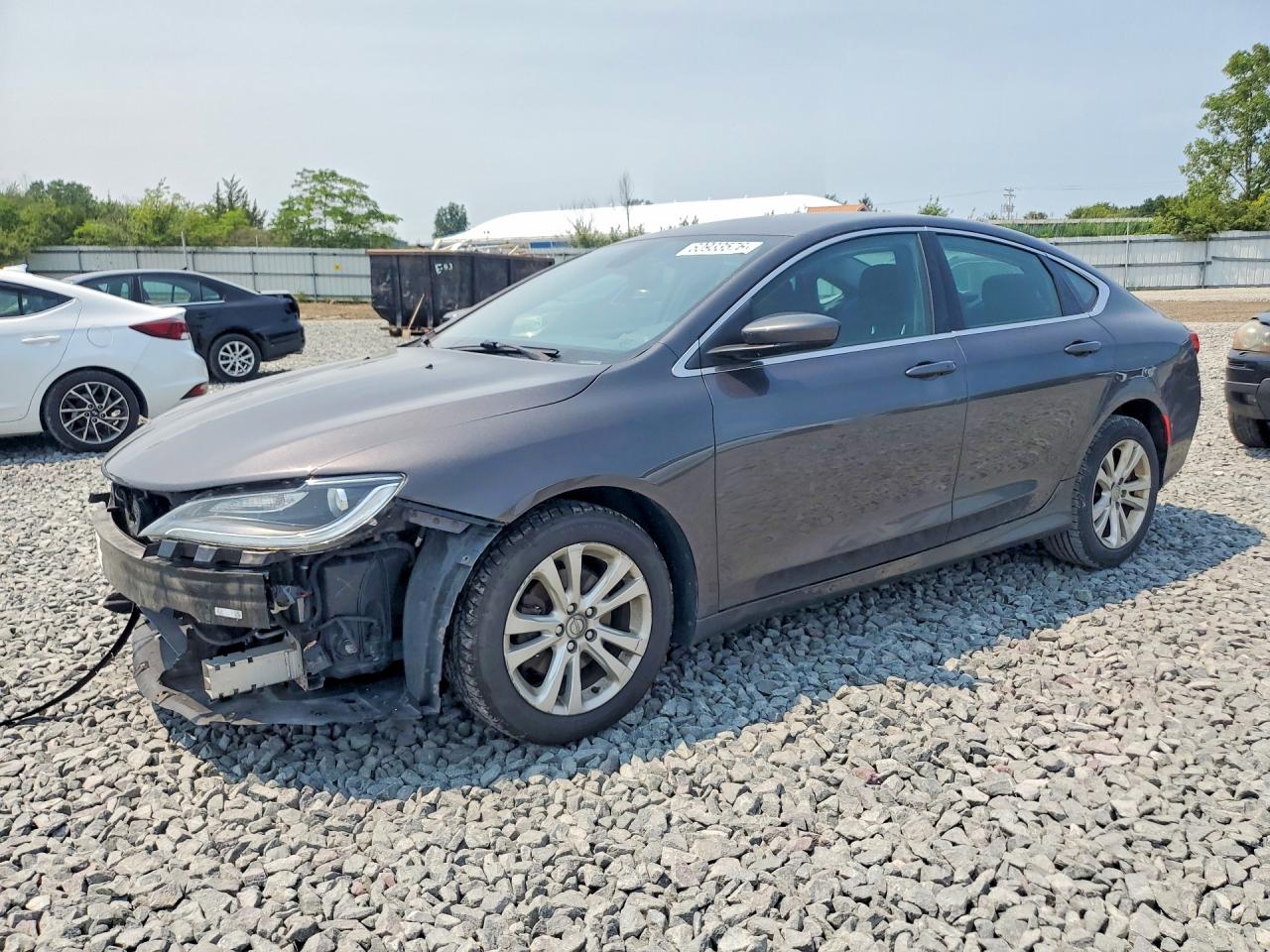 2015 Chrysler 200 Limited Серый vin: 1C3CCCAB0FN627657