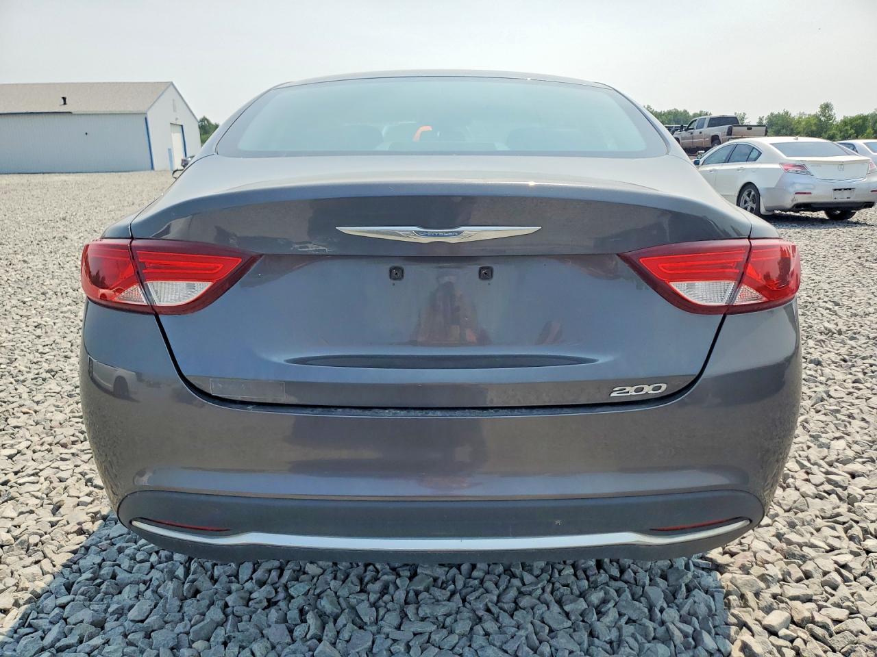 2015 Chrysler 200 Limited Серый vin: 1C3CCCAB0FN627657