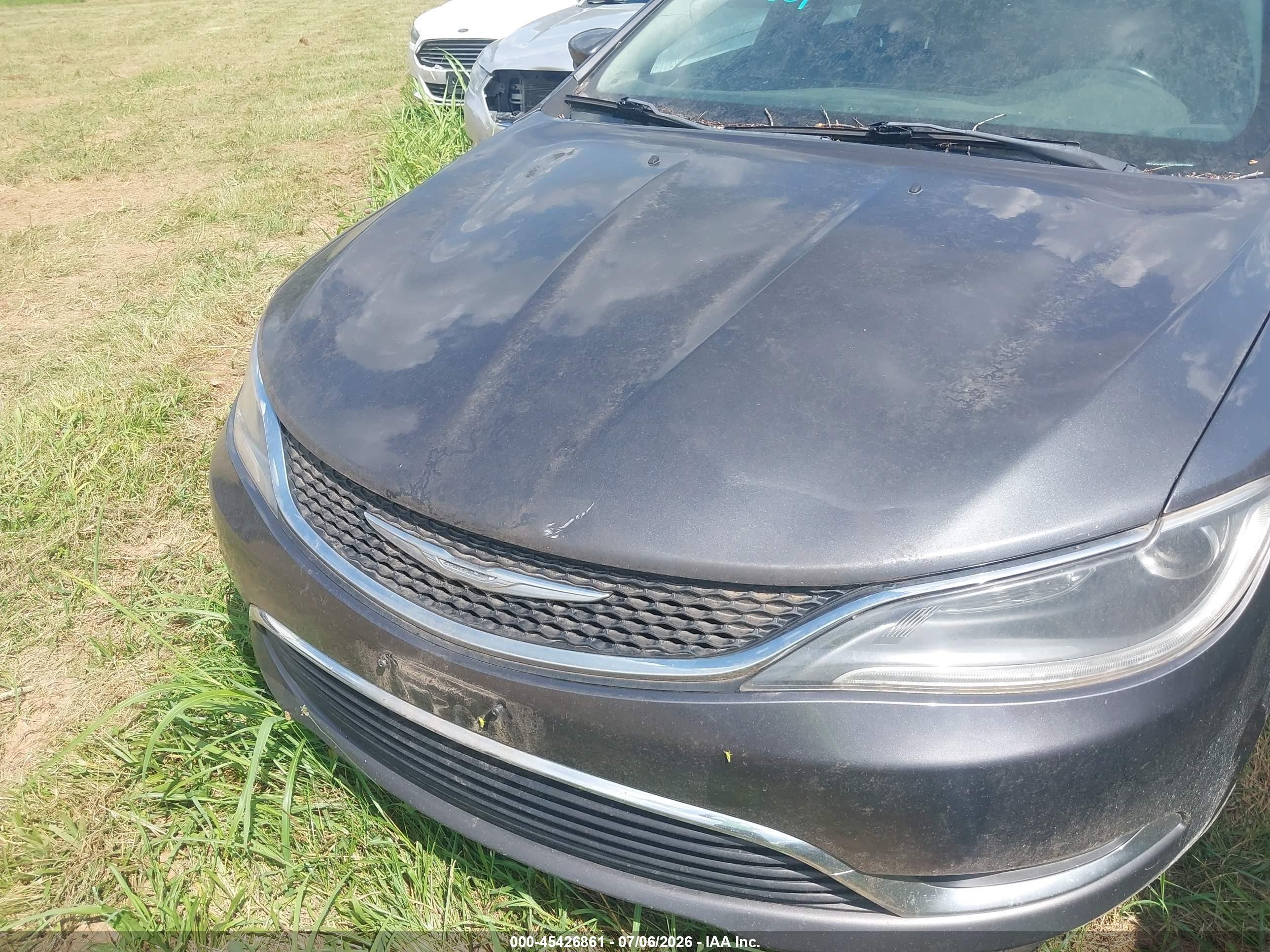 2015 Chrysler 200 Limited Gray vin: 1C3CCCAB0FN631031