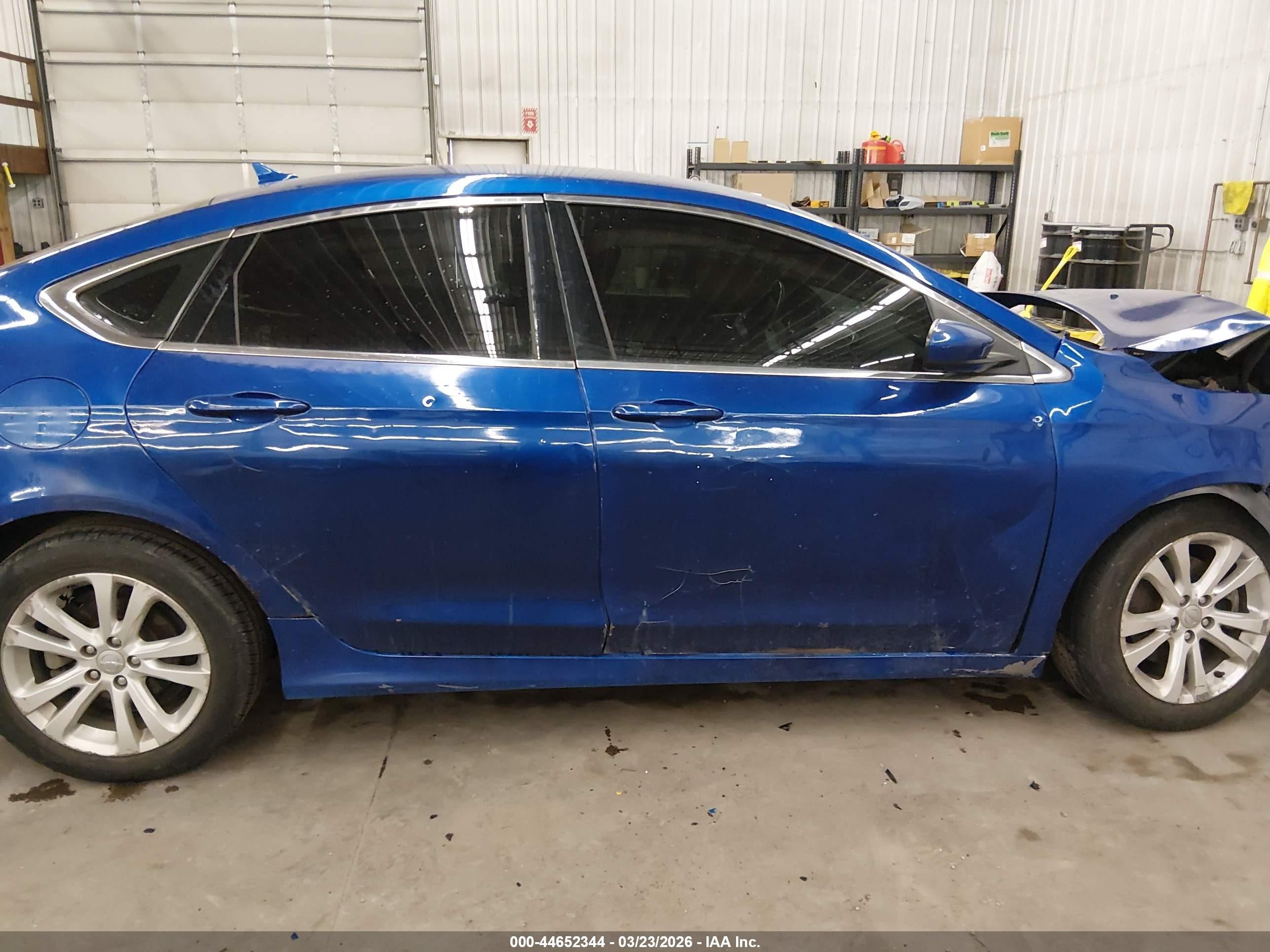 2015 Chrysler 200 Limited Blue vin: 1C3CCCAB0FN646256