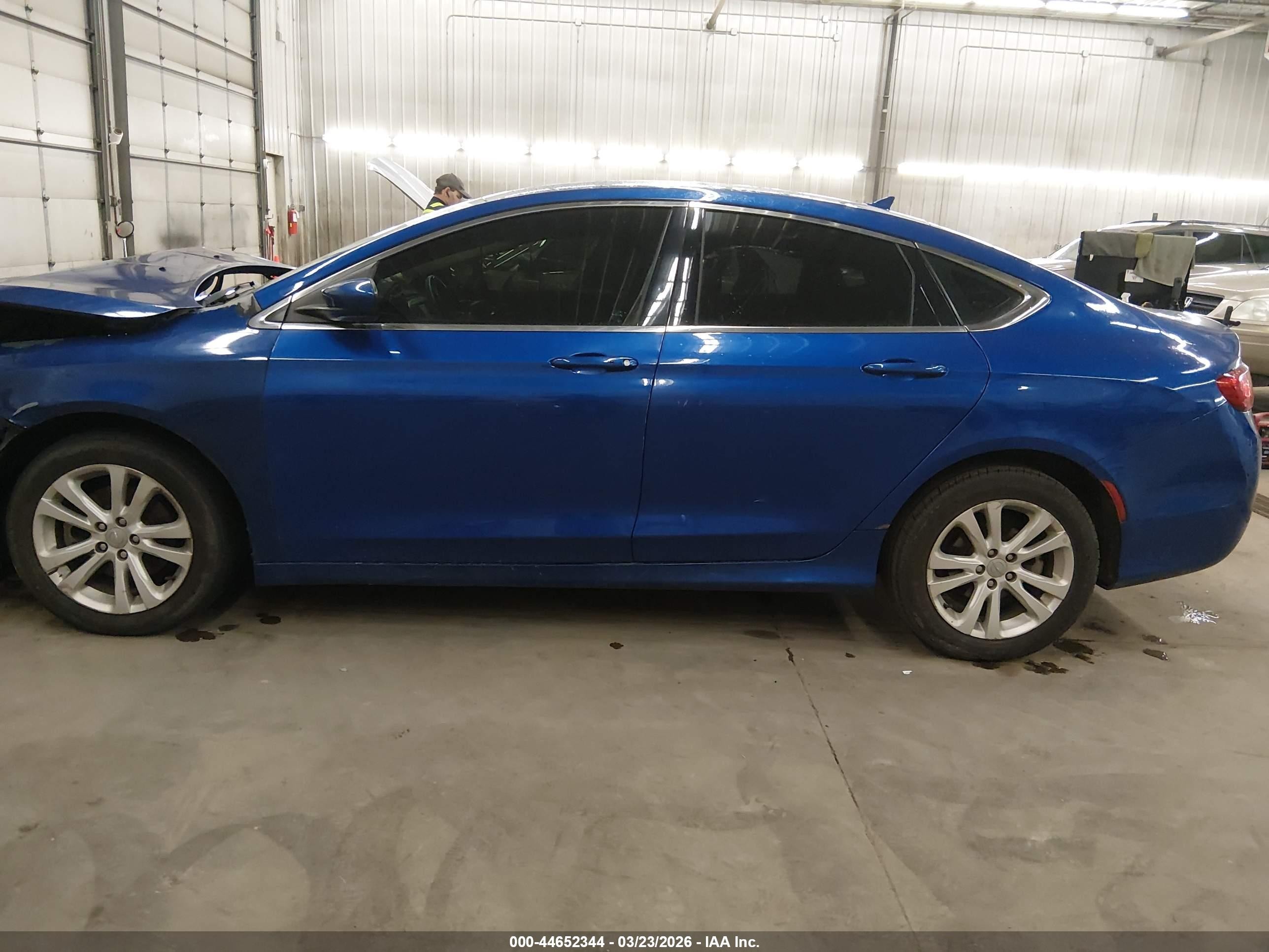 2015 Chrysler 200 Limited Blue vin: 1C3CCCAB0FN646256