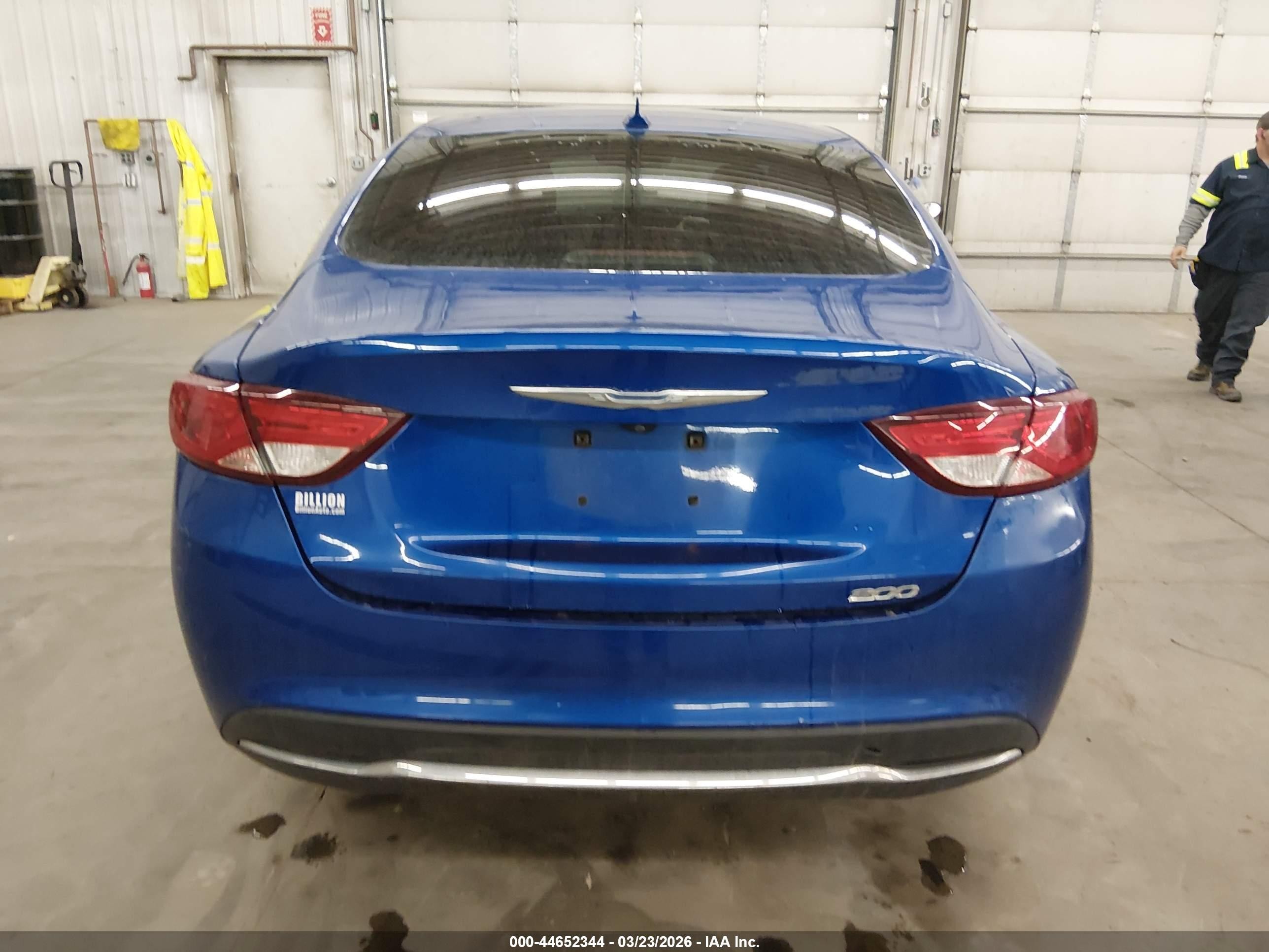 2015 Chrysler 200 Limited Blue vin: 1C3CCCAB0FN646256