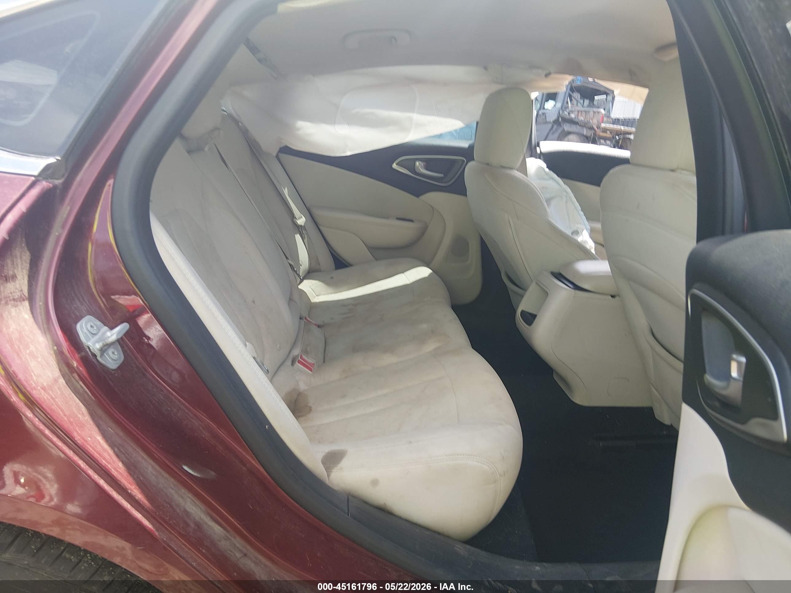 2015 Chrysler 200 Limited Maroon vin: 1C3CCCAB0FN654048