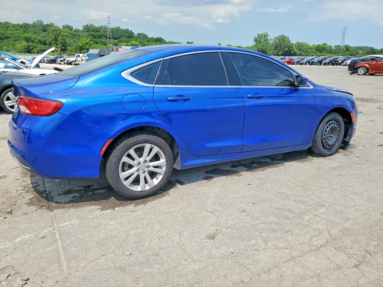 2015 Chrysler 200 Limited Синий vin: 1C3CCCAB0FN659167