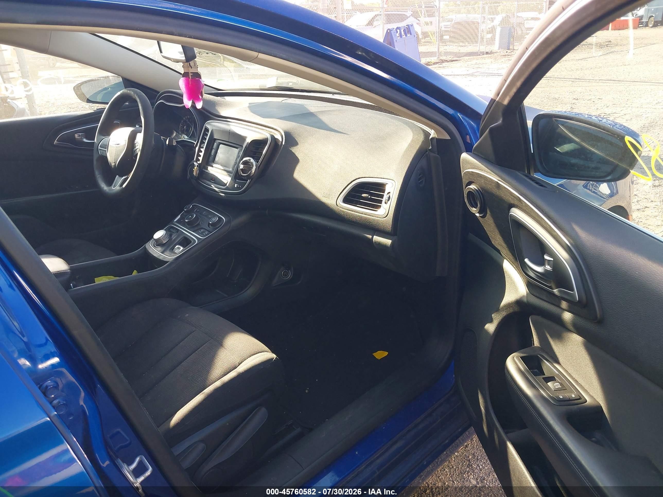 2015 Chrysler 200 Limited Blue vin: 1C3CCCAB0FN662117