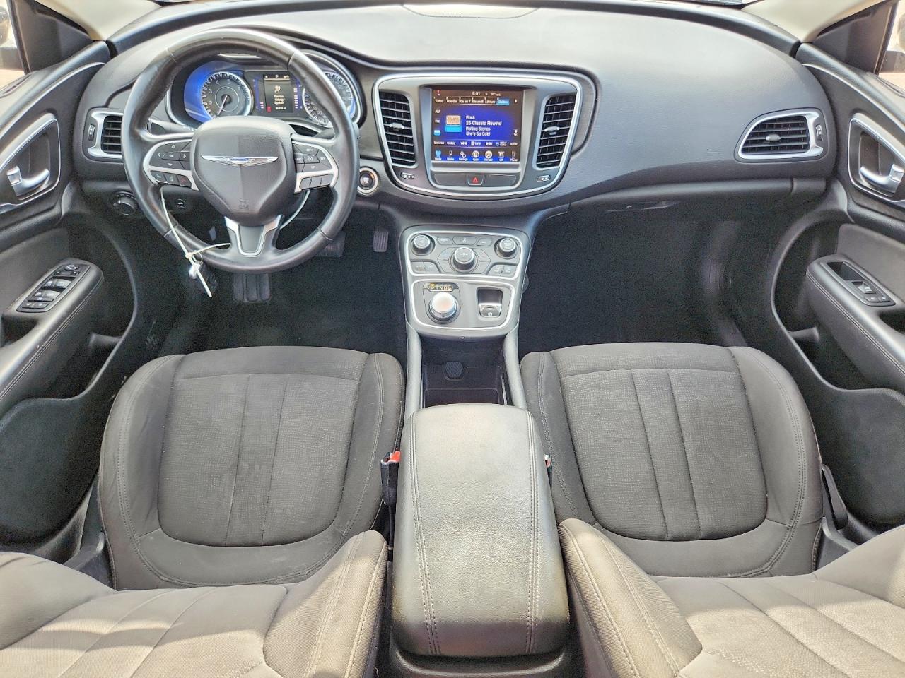 2015 Chrysler 200 Limited Black vin: 1C3CCCAB0FN667107