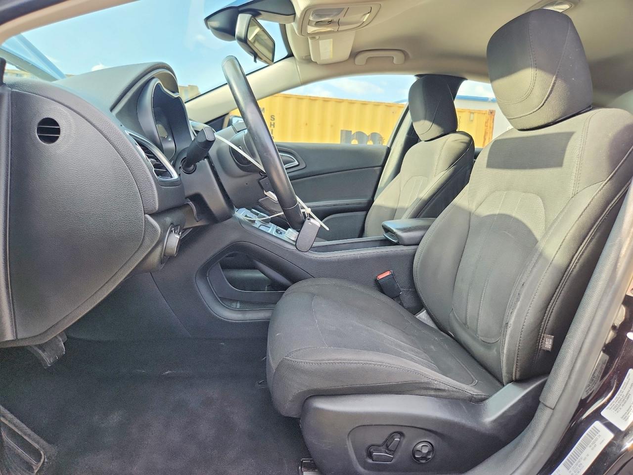 2015 Chrysler 200 Limited Black vin: 1C3CCCAB0FN667107