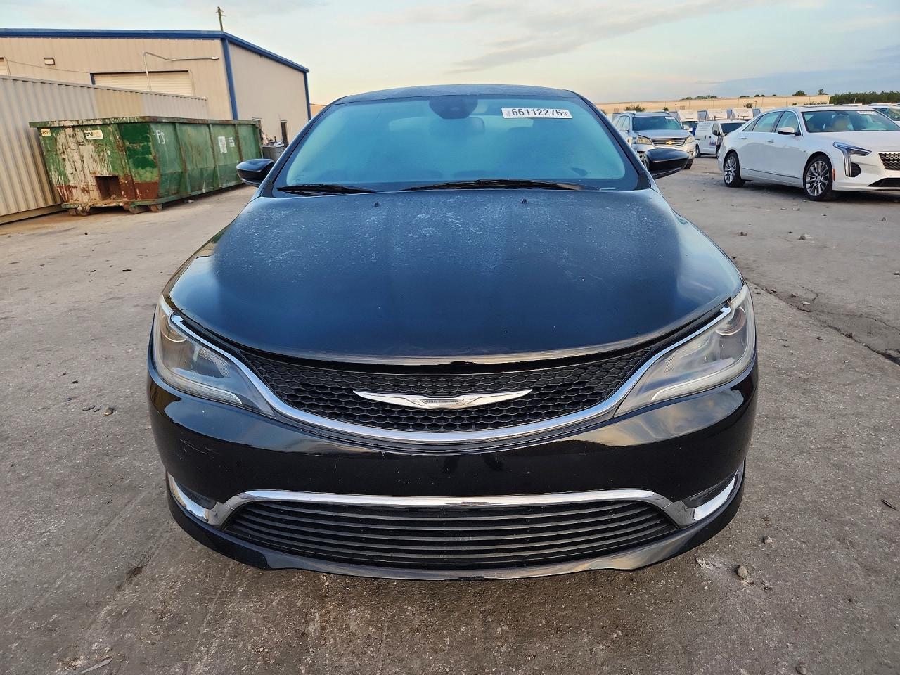 2015 Chrysler 200 Limited Black vin: 1C3CCCAB0FN667107