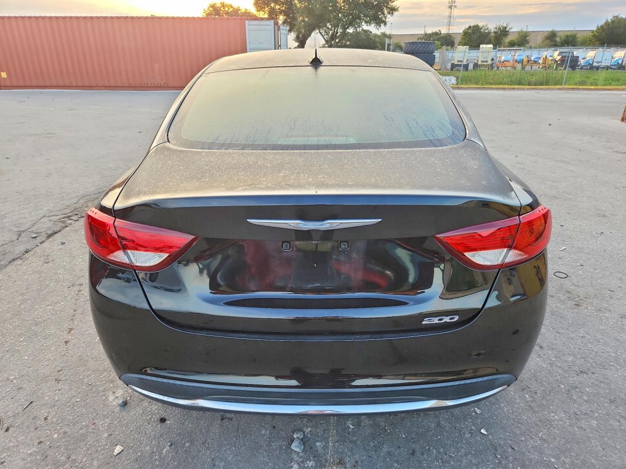 2015 Chrysler 200 Limited Black vin: 1C3CCCAB0FN667107