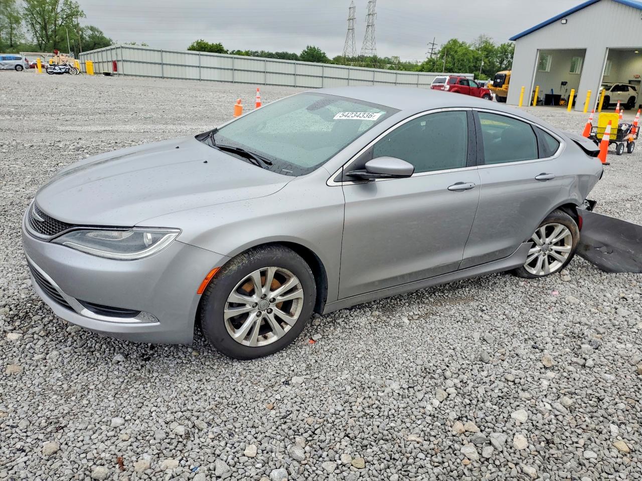 2015 Chrysler 200 Limited Silver vin: 1C3CCCAB0FN669181