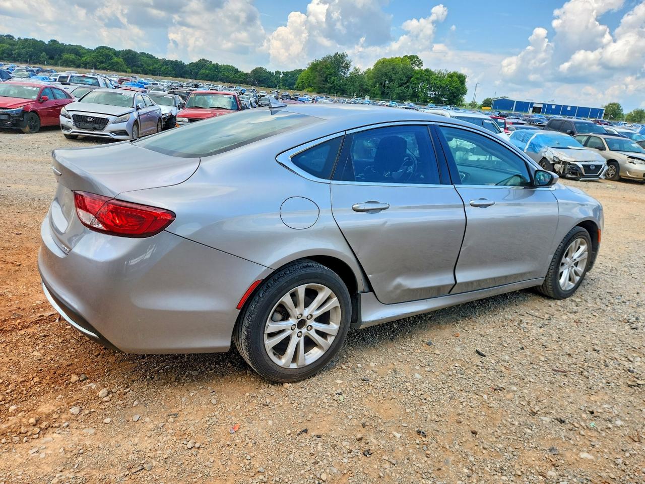 2015 Chrysler 200 Limited Silver vin: 1C3CCCAB0FN699541