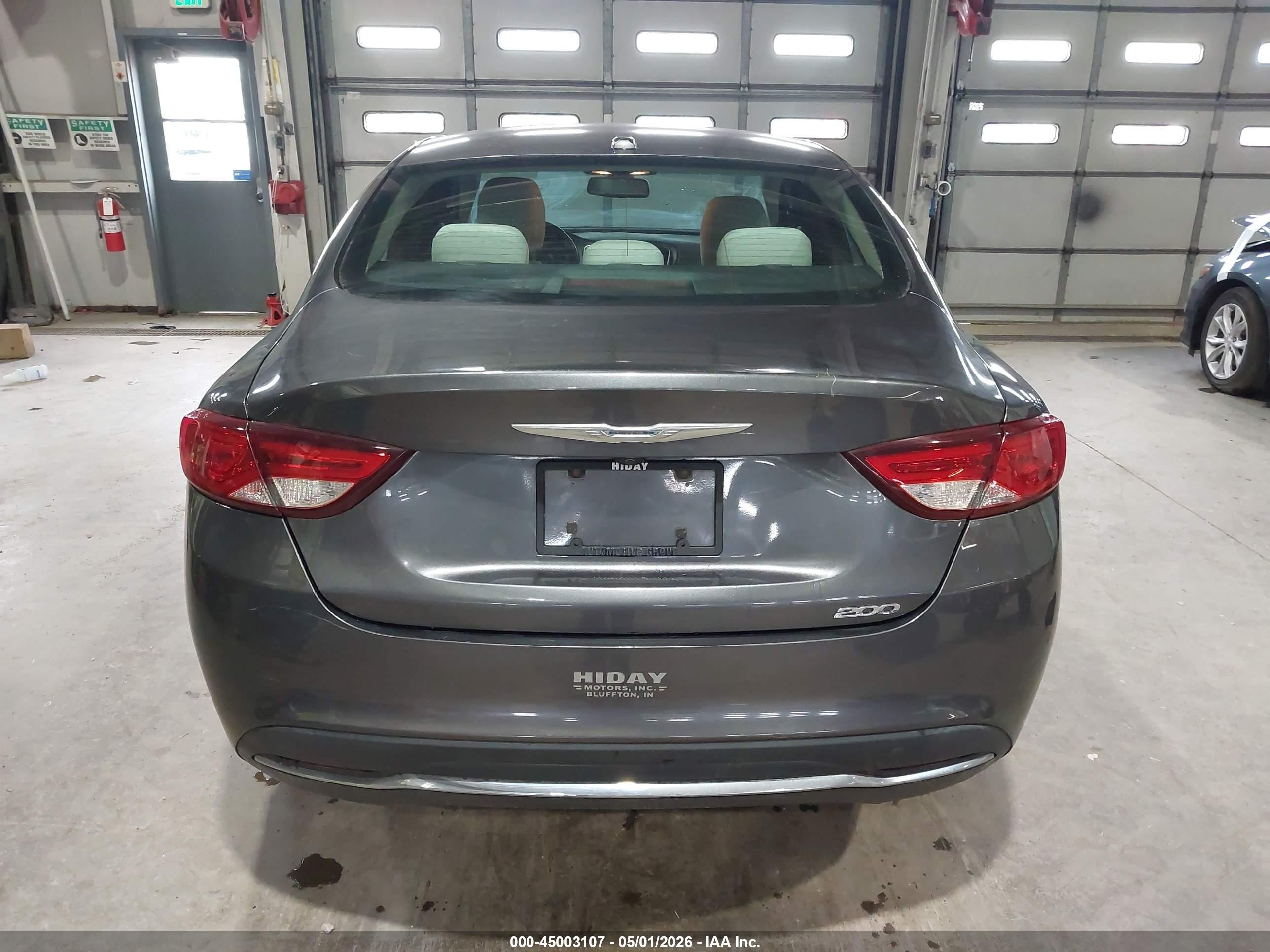 2015 Chrysler 200 Limited Gray vin: 1C3CCCAB0FN707234