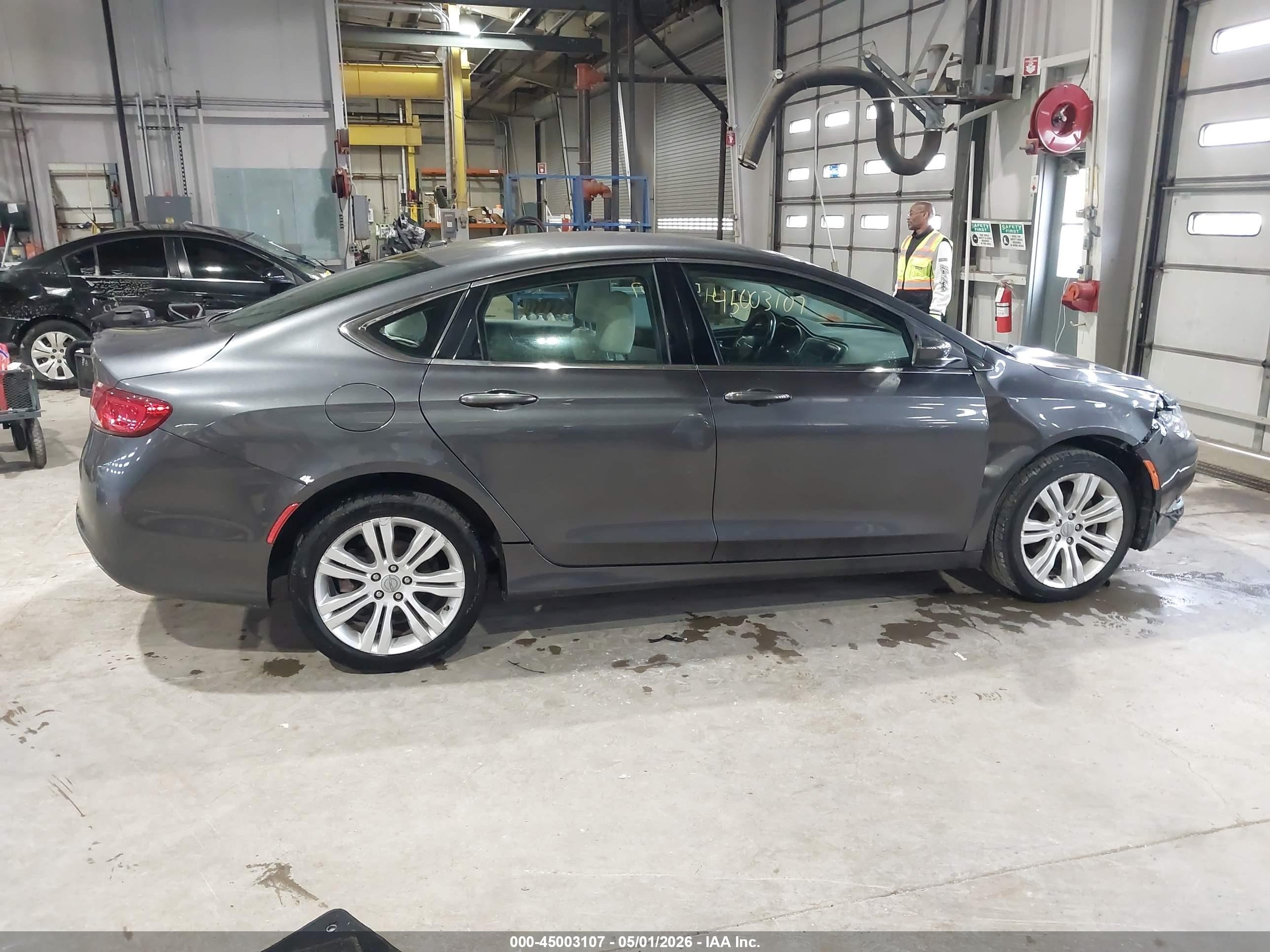 2015 Chrysler 200 Limited Gray vin: 1C3CCCAB0FN707234