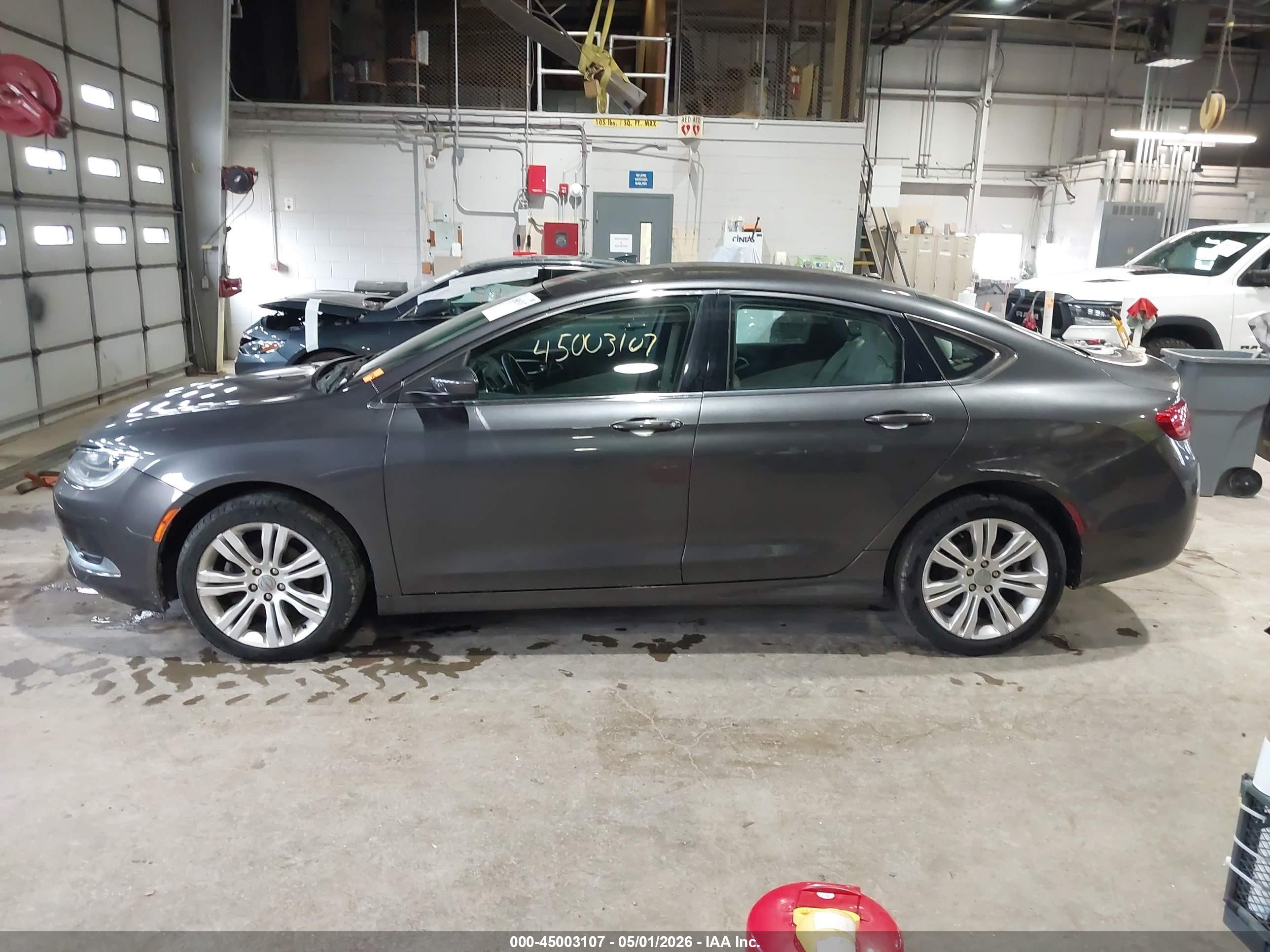2015 Chrysler 200 Limited Gray vin: 1C3CCCAB0FN707234