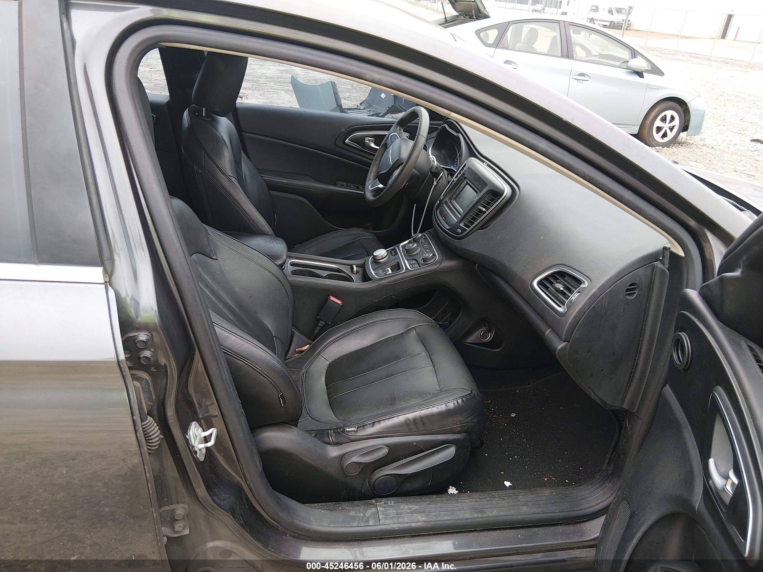 2015 Chrysler 200 Limited Gray vin: 1C3CCCAB0FN713096