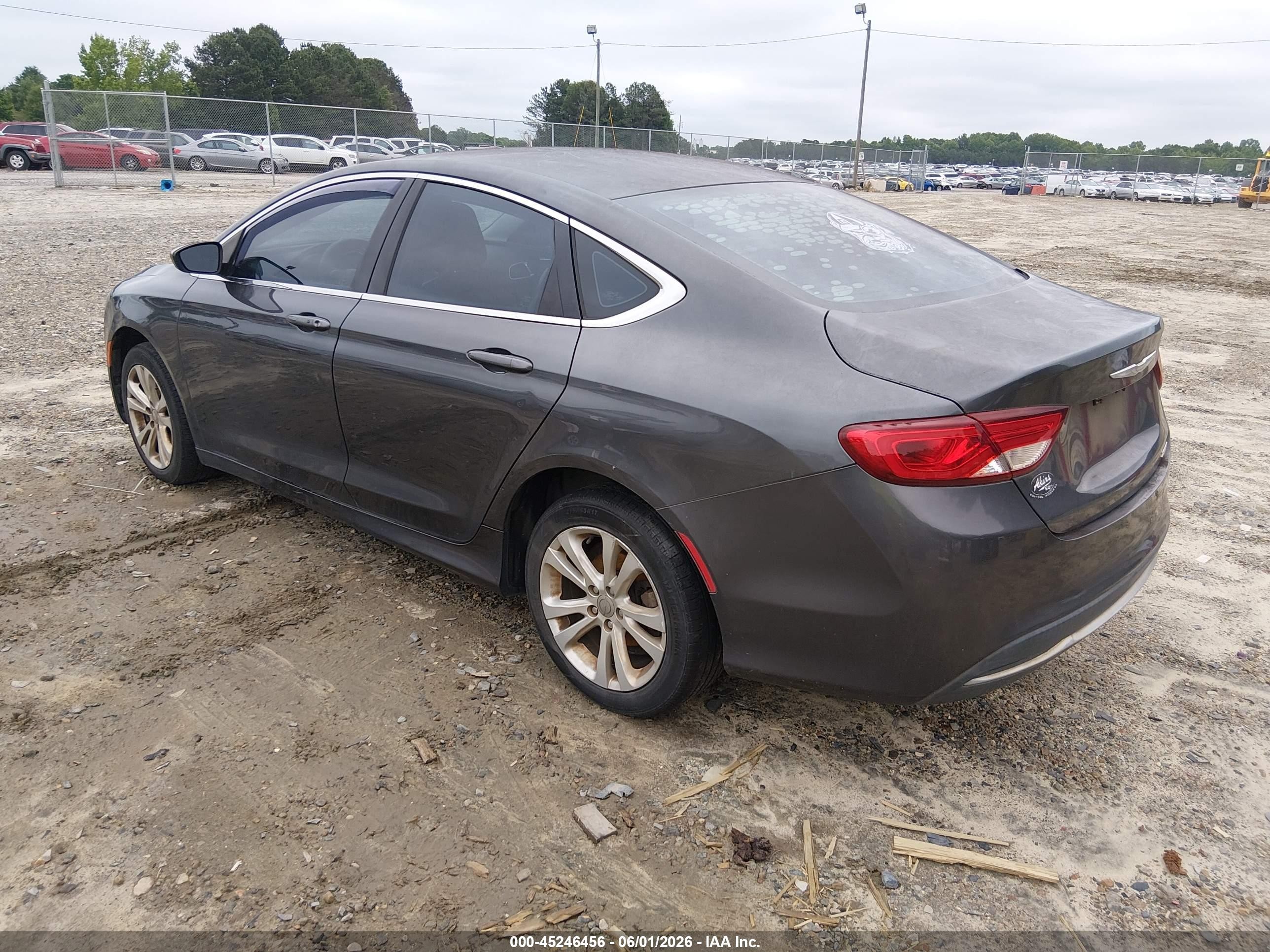 2015 Chrysler 200 Limited Gray vin: 1C3CCCAB0FN713096