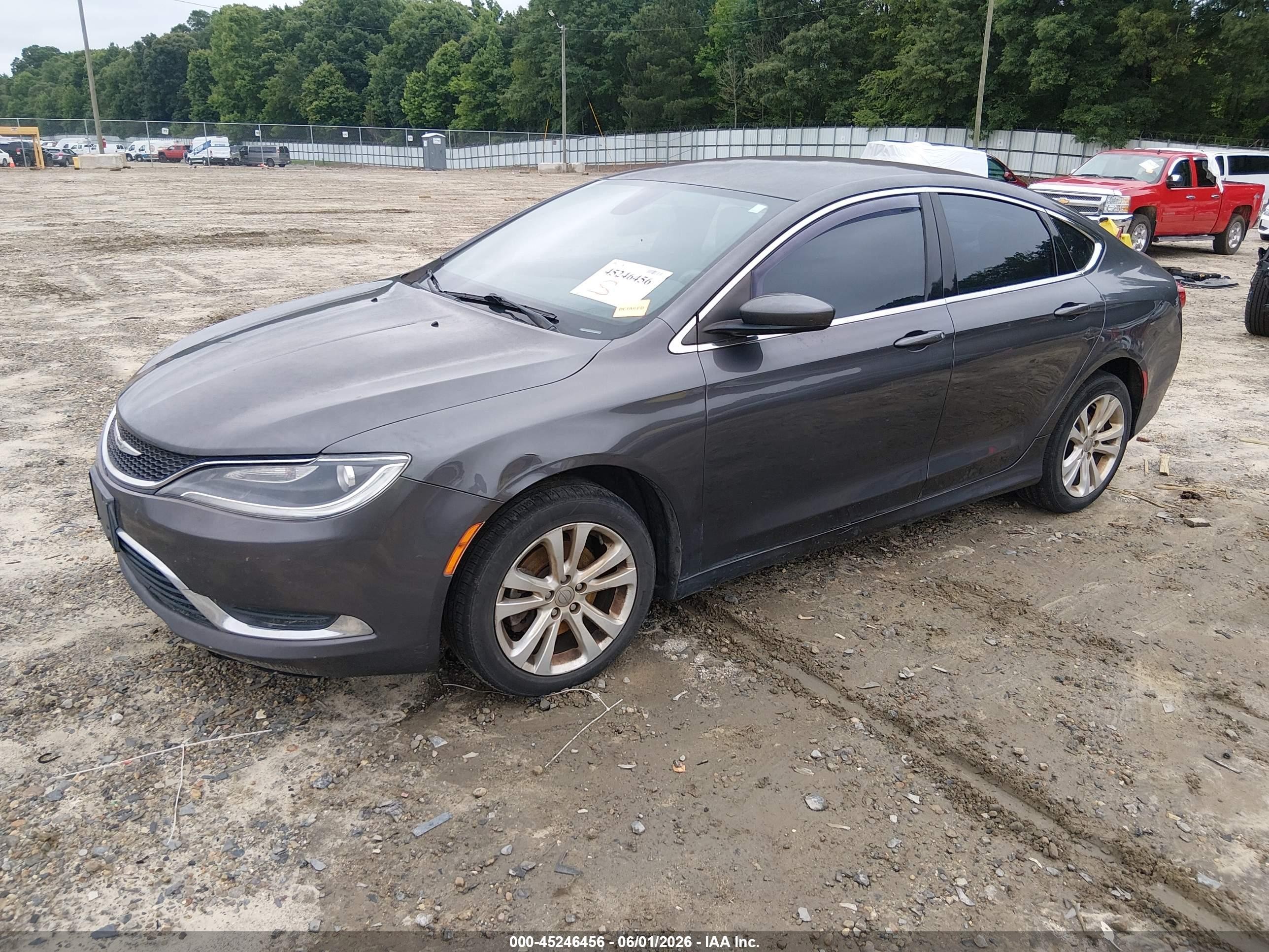 2015 Chrysler 200 Limited Gray vin: 1C3CCCAB0FN713096